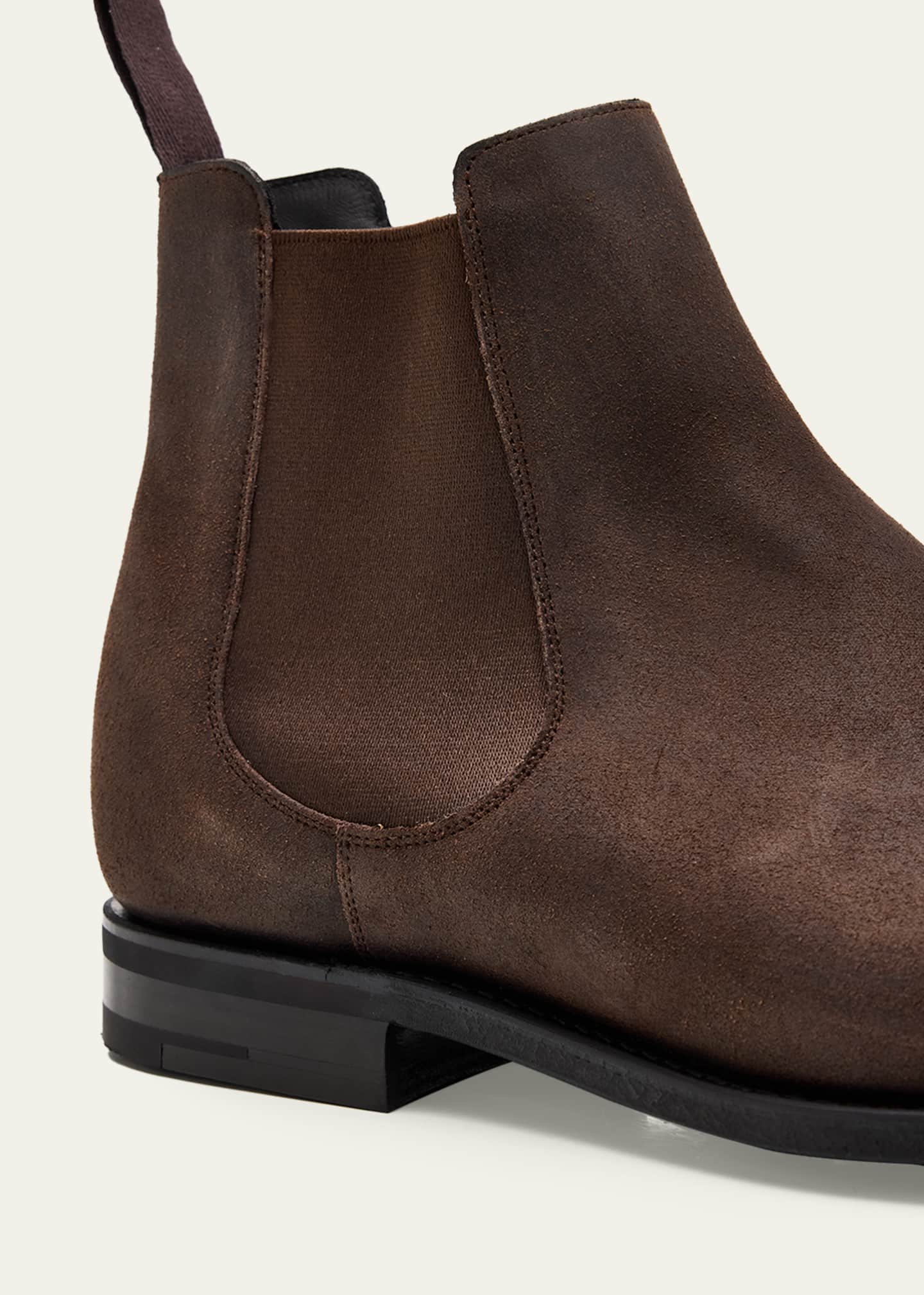 Church's Men's Amberley R 2.0 Waxed Suede Chelsea Boots - Bergdorf