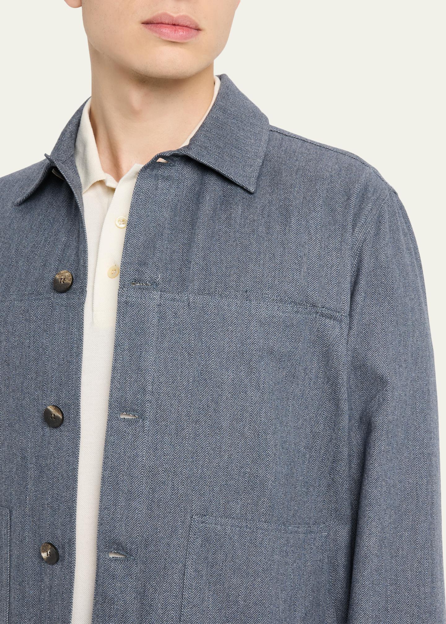 Frescobol Carioca Men's Belford Cotton-Cashmere Jacket - Bergdorf