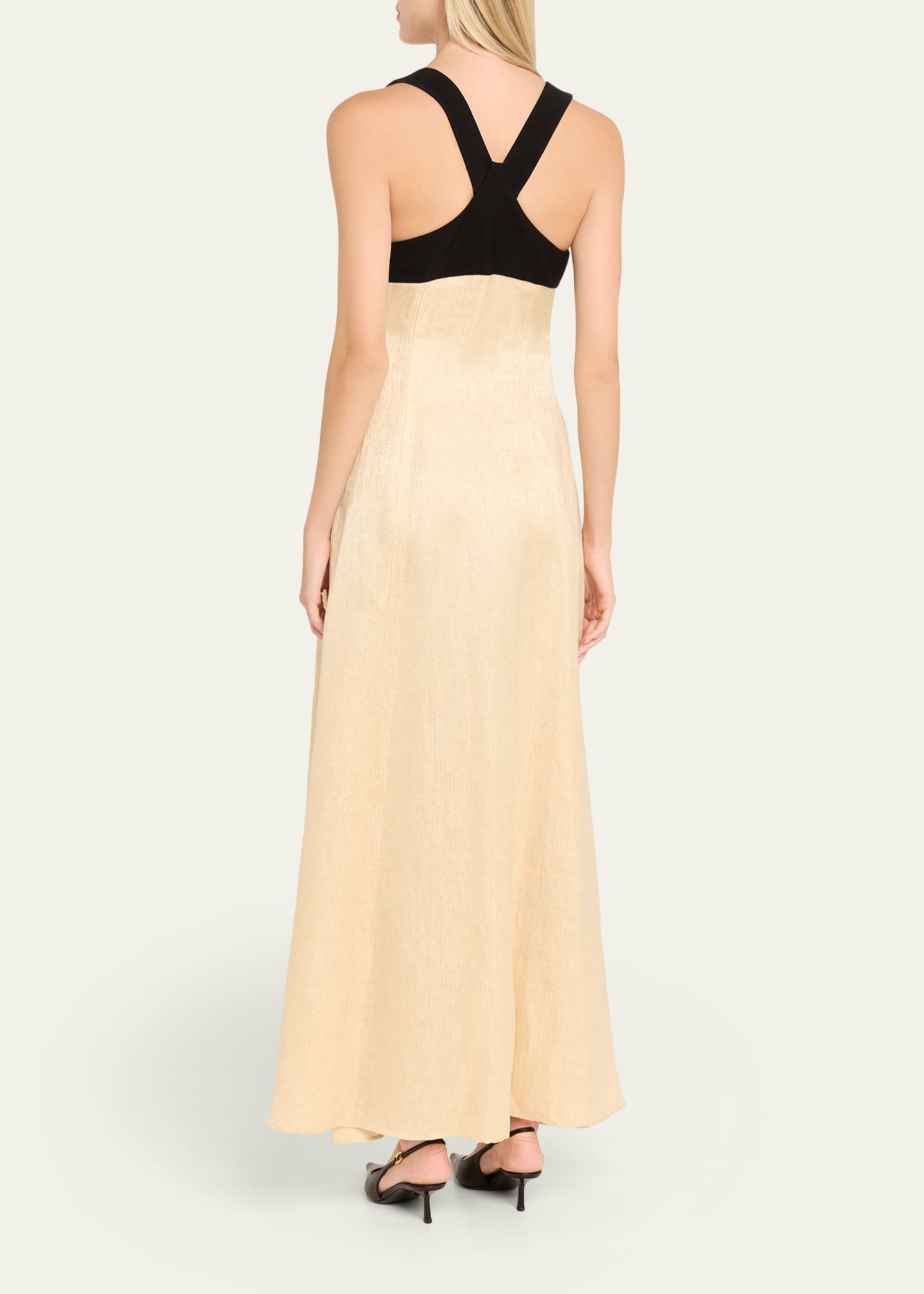 slim fit dress slacks Shirt Dress Gown in White – Roland Mouret