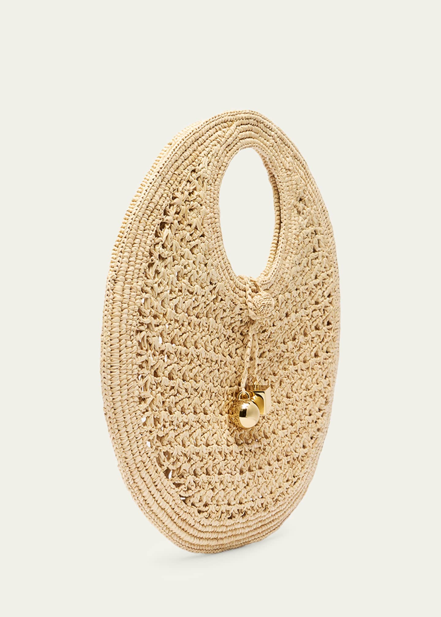 Jacquemus Le Petite Crochet Raffia Top-Handle Bag - Bergdorf Goodman
