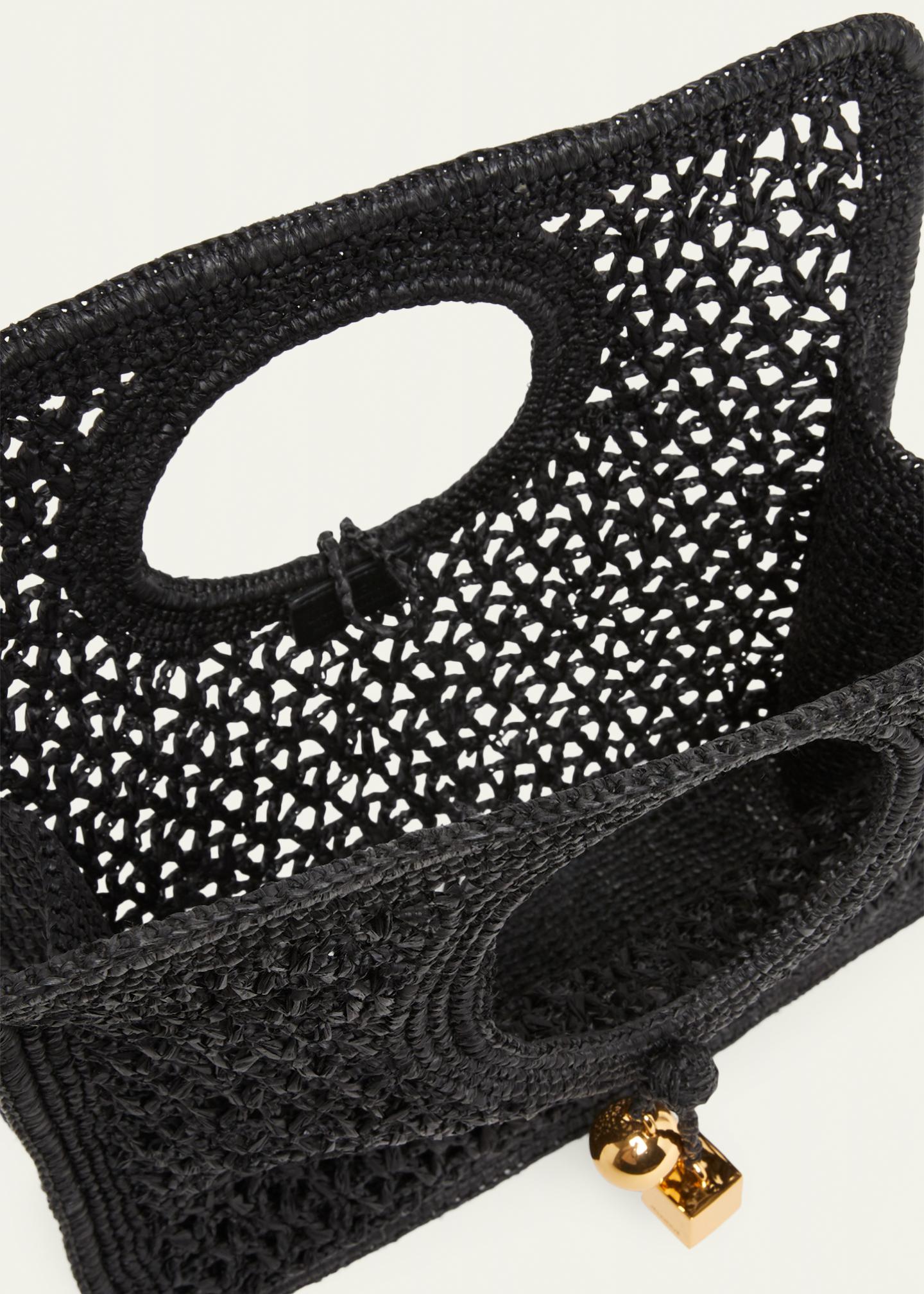 Jacquemus Le Petit Carre Raffia Top-Handle Bag - Bergdorf Goodman