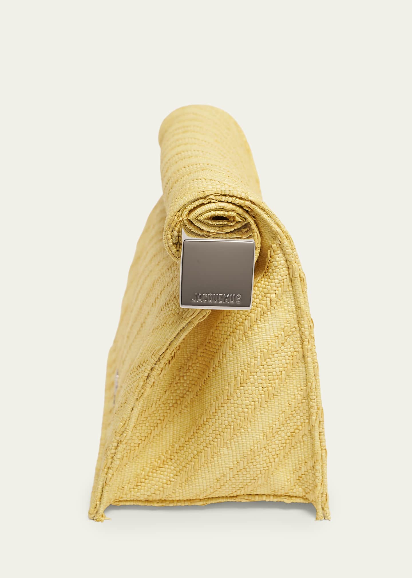 Jacquemus La Pochette Rond Carre Rolled Clutch Bag - Bergdorf Goodman