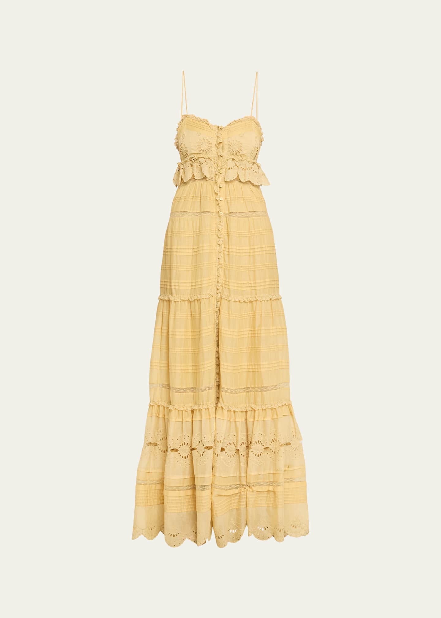 Etoile Isabel Marant Paule Sleeveless Tiered Maxi Dress - Bergdorf Goodman
