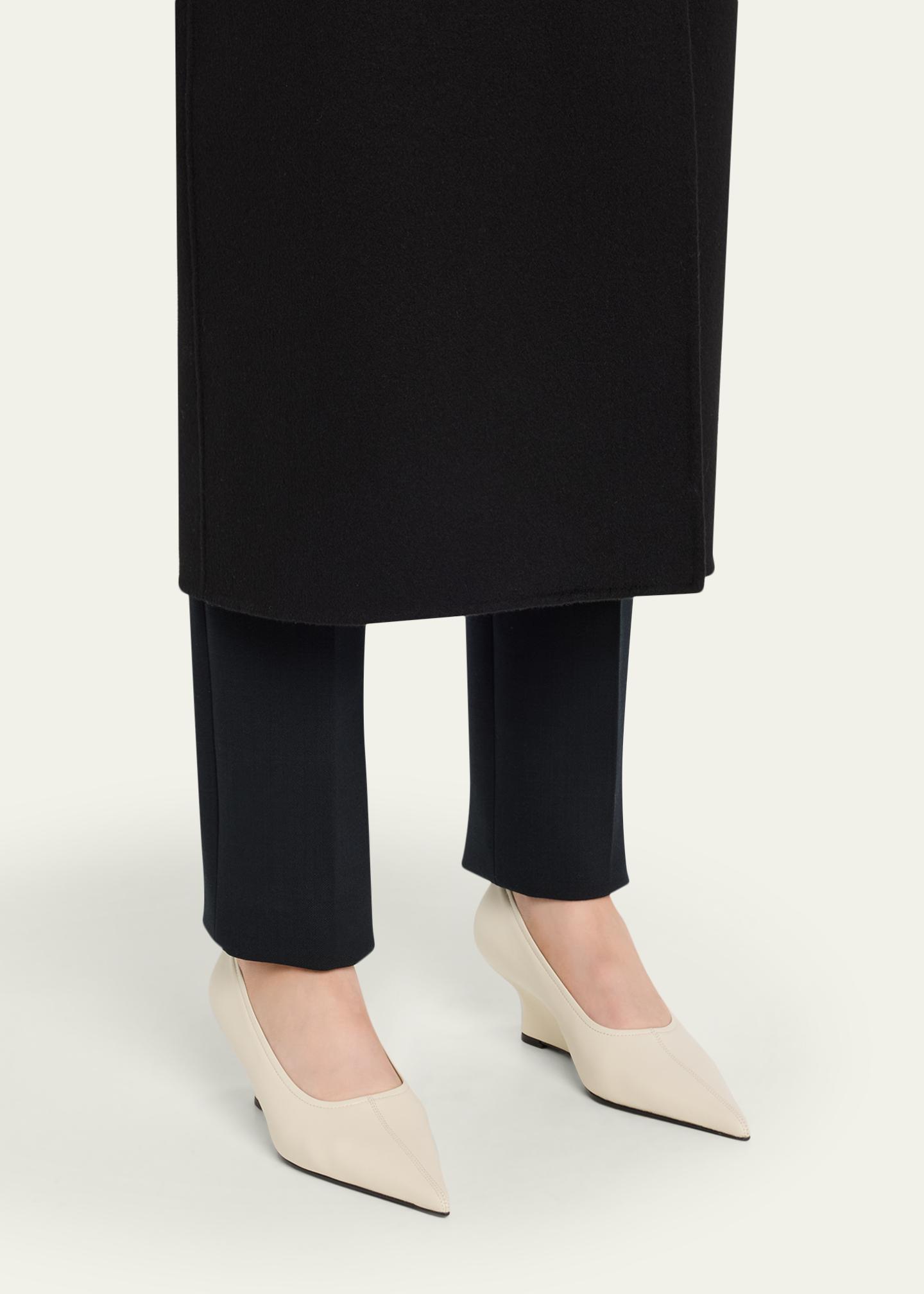 Toteme Sharp Nappa Leather Wedge Pumps - Bergdorf Goodman