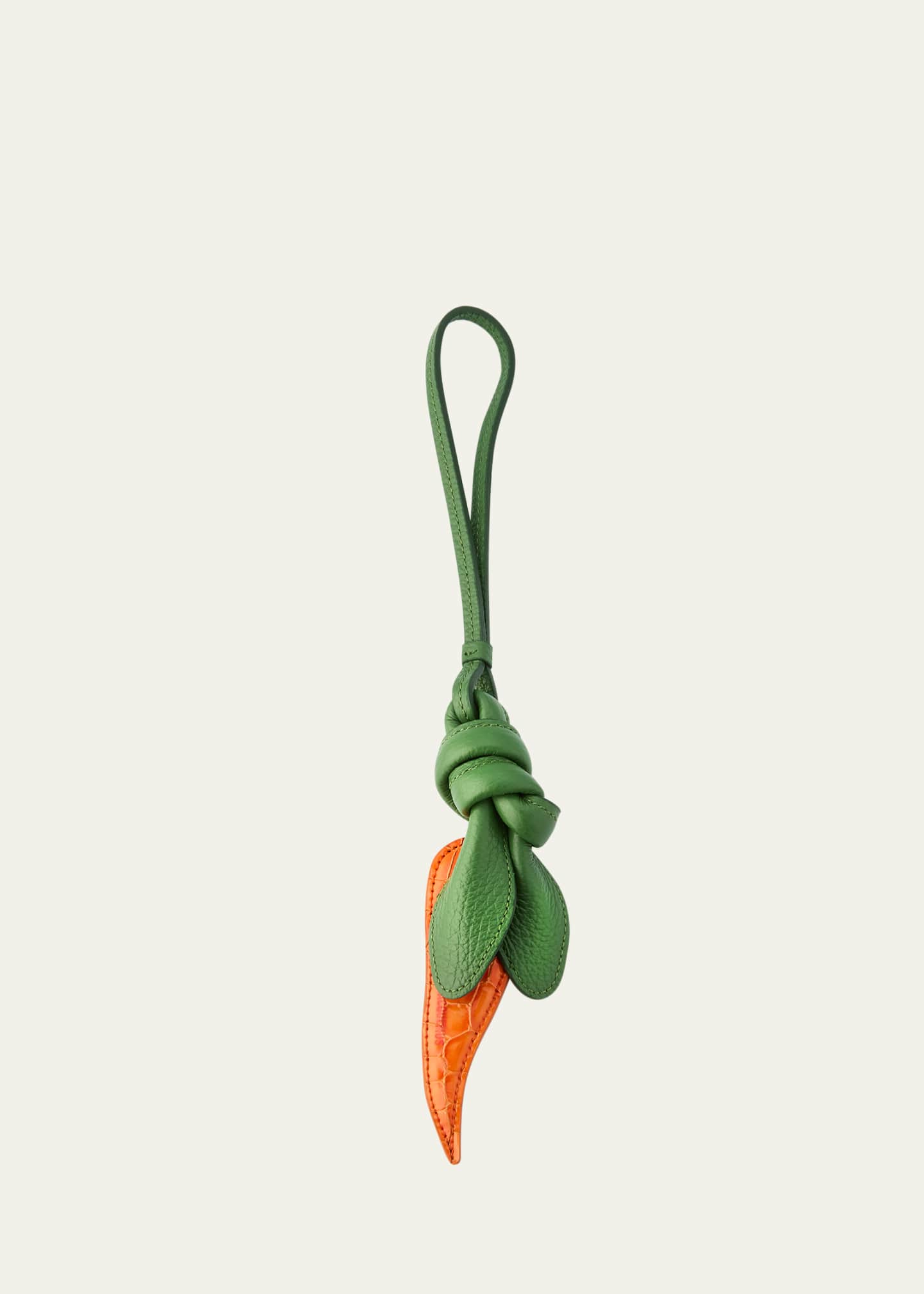 jacquemusレザーキーホルダー11747391 Jacquemus Le Carotte Leather Carrot Bag Charm - Bergdorf Goodman