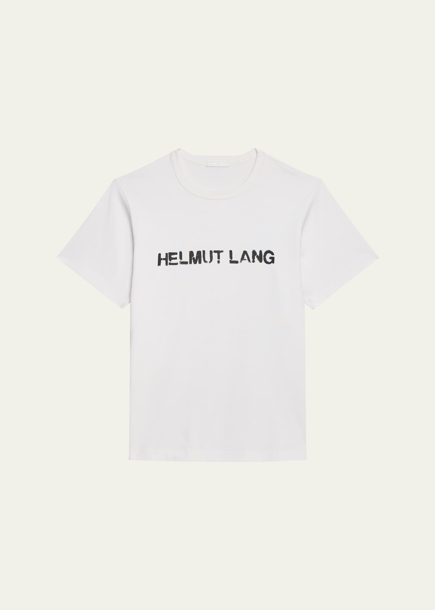 Helmut Lang Men's Relaxed-Fit Stencil Cotton Tee - Bergdorf Goodman