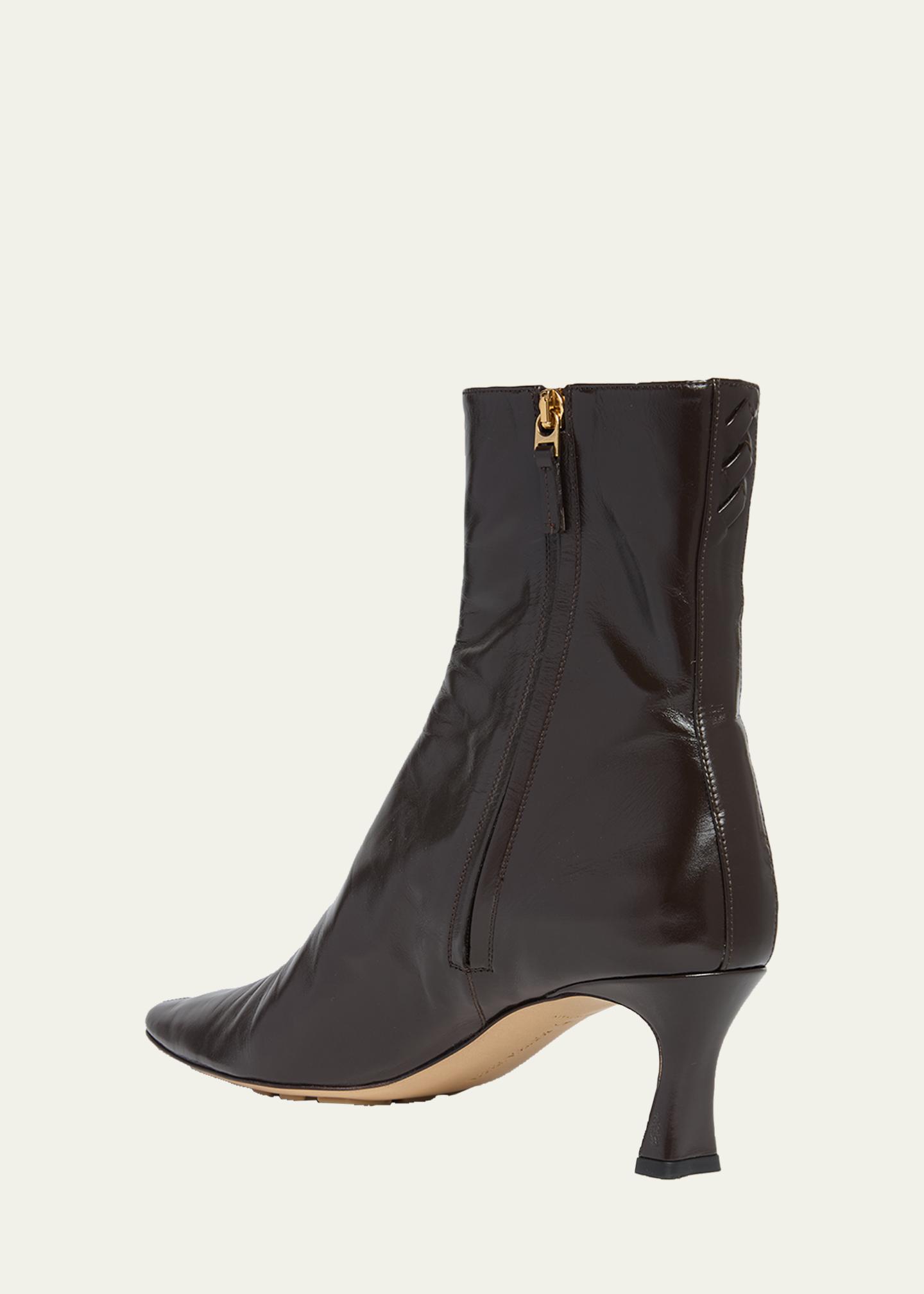 Bottega Veneta Sofia Leather Ankle Booties - Bergdorf Goodman