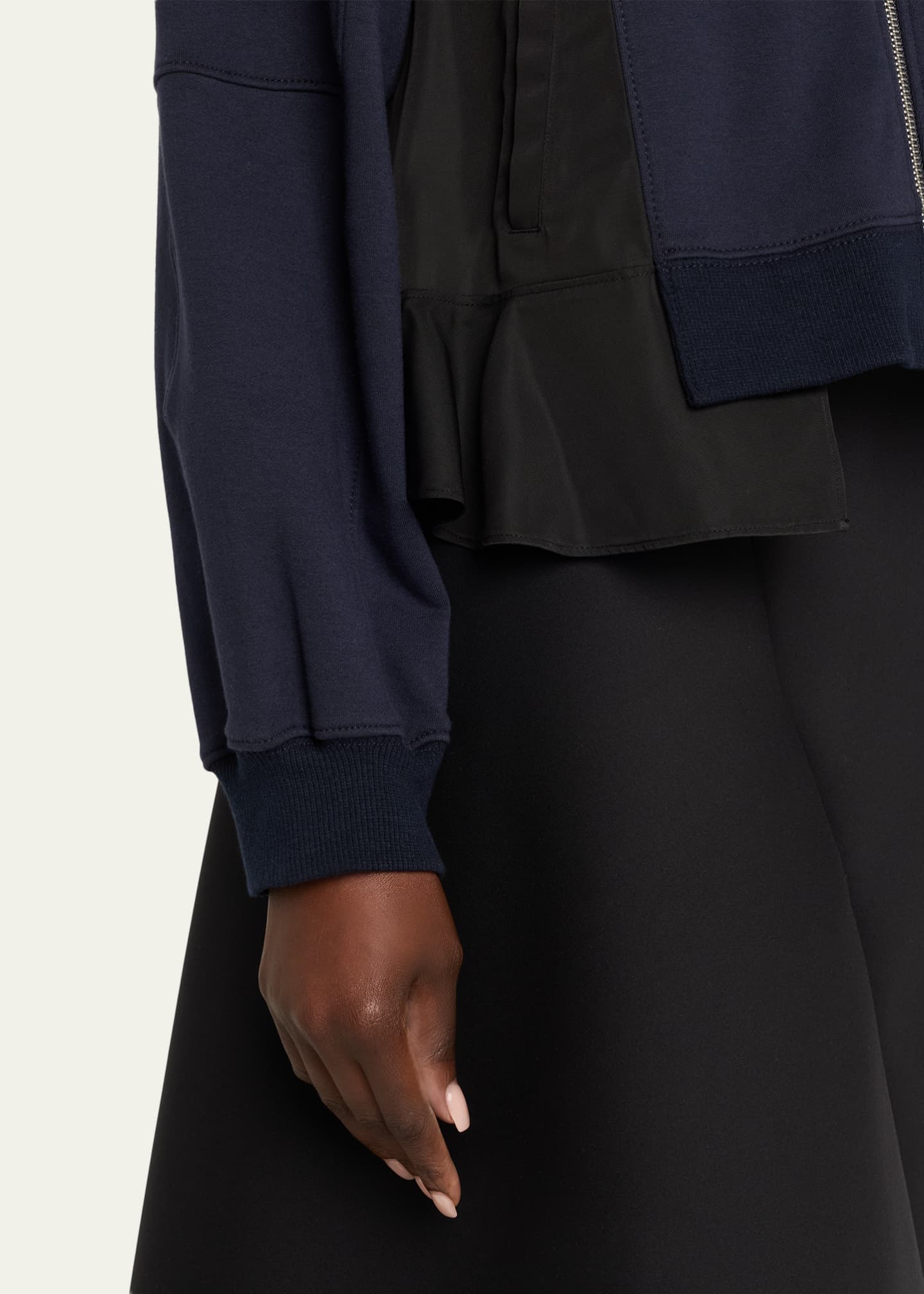 3.1 Phillip Lim Asymmetric Sport Jacket with Ripstop Panels