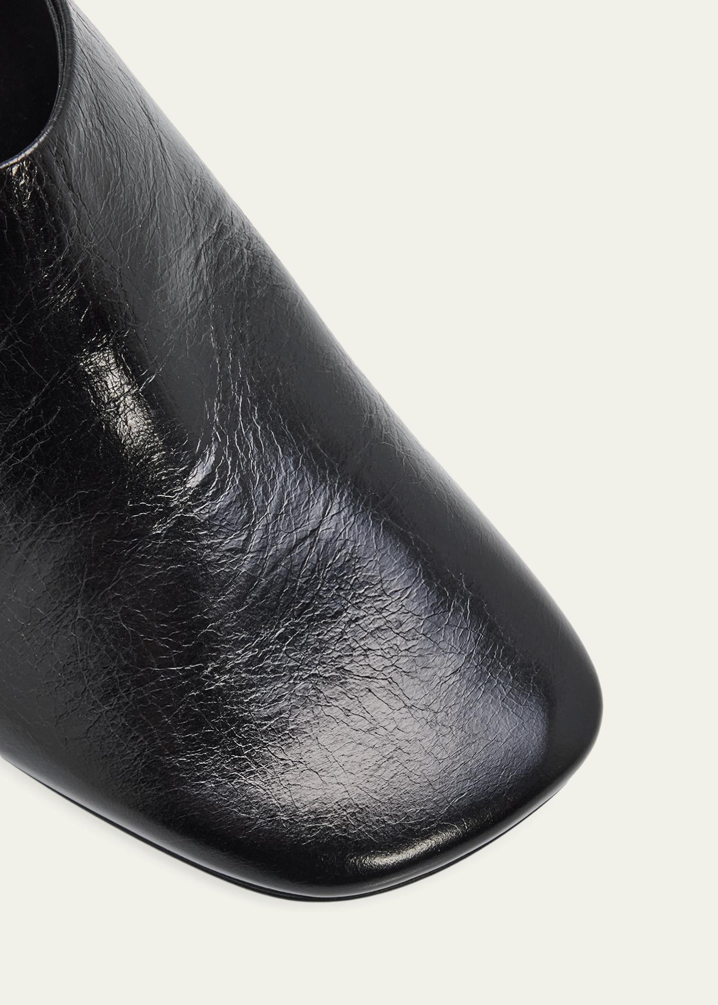 Proenza Schouler Slant Leather Mules - Bergdorf Goodman
