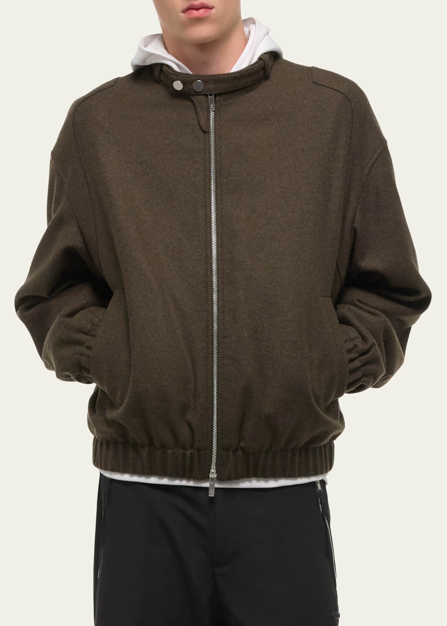 ジャケット・アウター Helmut Lang Jacket Helmut Lang Men's Hooded Astro Bomber Jacket - Bergdorf Goodman
