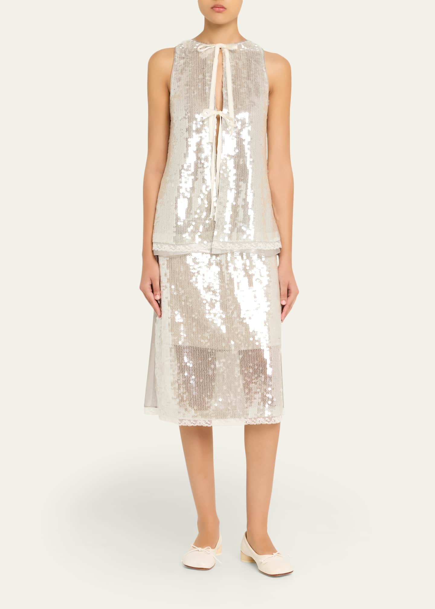 3.1 Phillip Lim Sequined Drawstring Skirt - Bergdorf Goodman