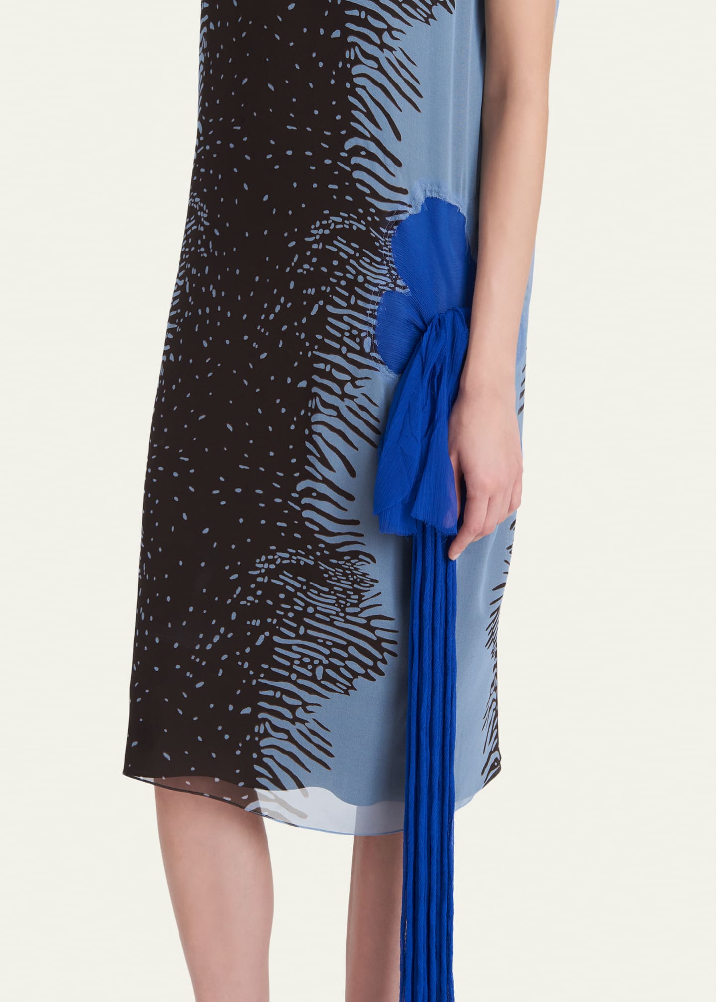 ferragamo blue dress SALVATORE FERRAGAMO Size XS Navy Viscose Blend Asymmetrical Mini Dress   Sui Generis Designer Consignment