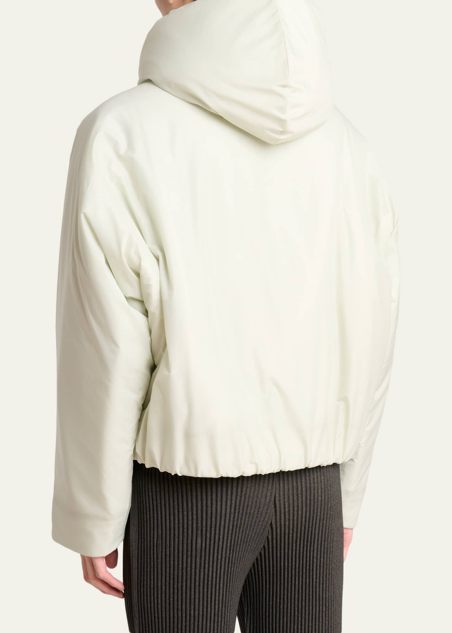 Homme Plisse Issey Miyake Men's Duvet Hooded Short Coat - Bergdorf