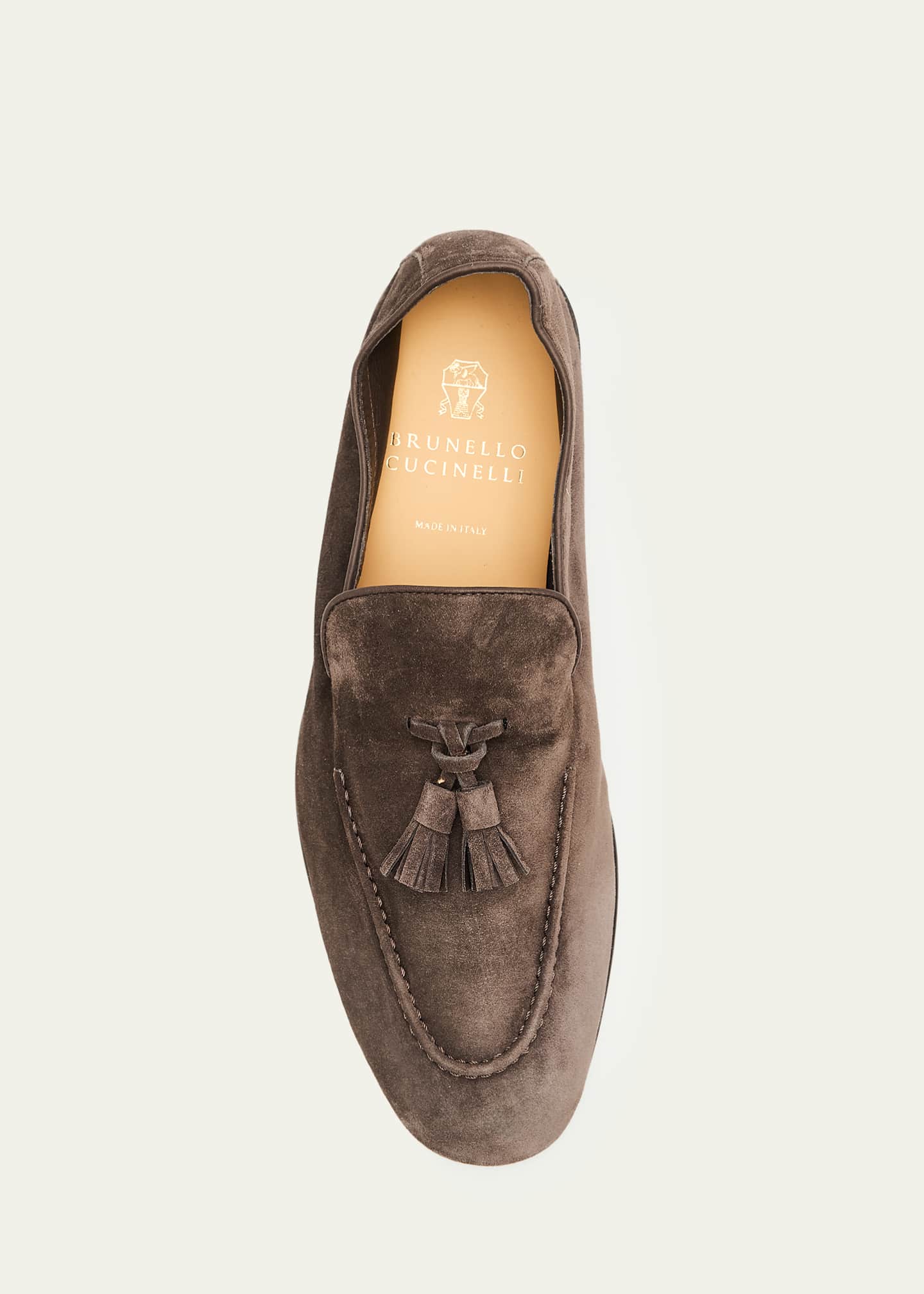 ひろし様購入用【BRUNELLO CUCINELLI 】ドレスシューズ Brunello Cucinelli Men's Suede Tassel Loafers - Bergdorf Goodman
