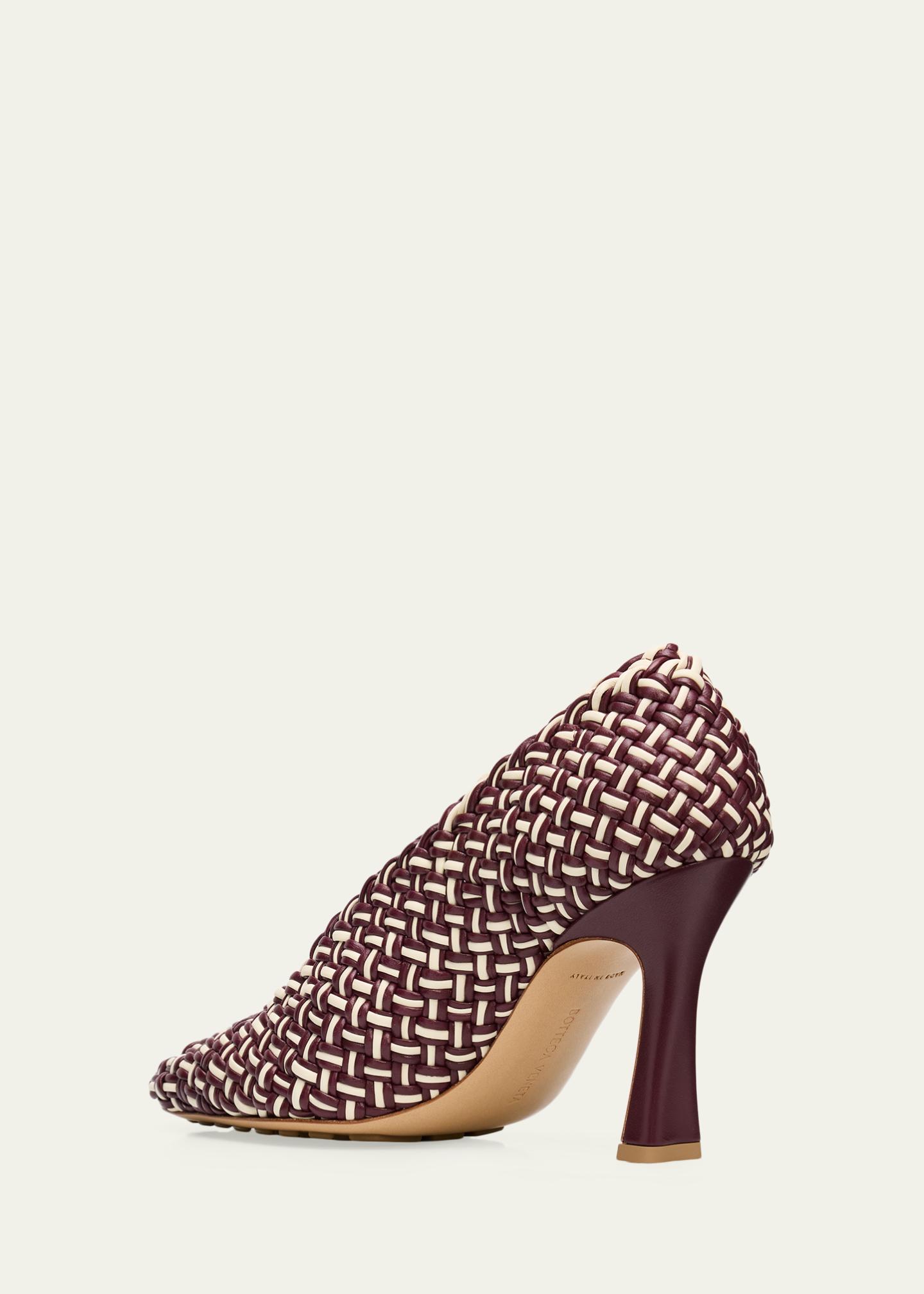 Bottega Veneta 90mm Sofia Intrecciato Leather Pumps - Bergdorf Goodman