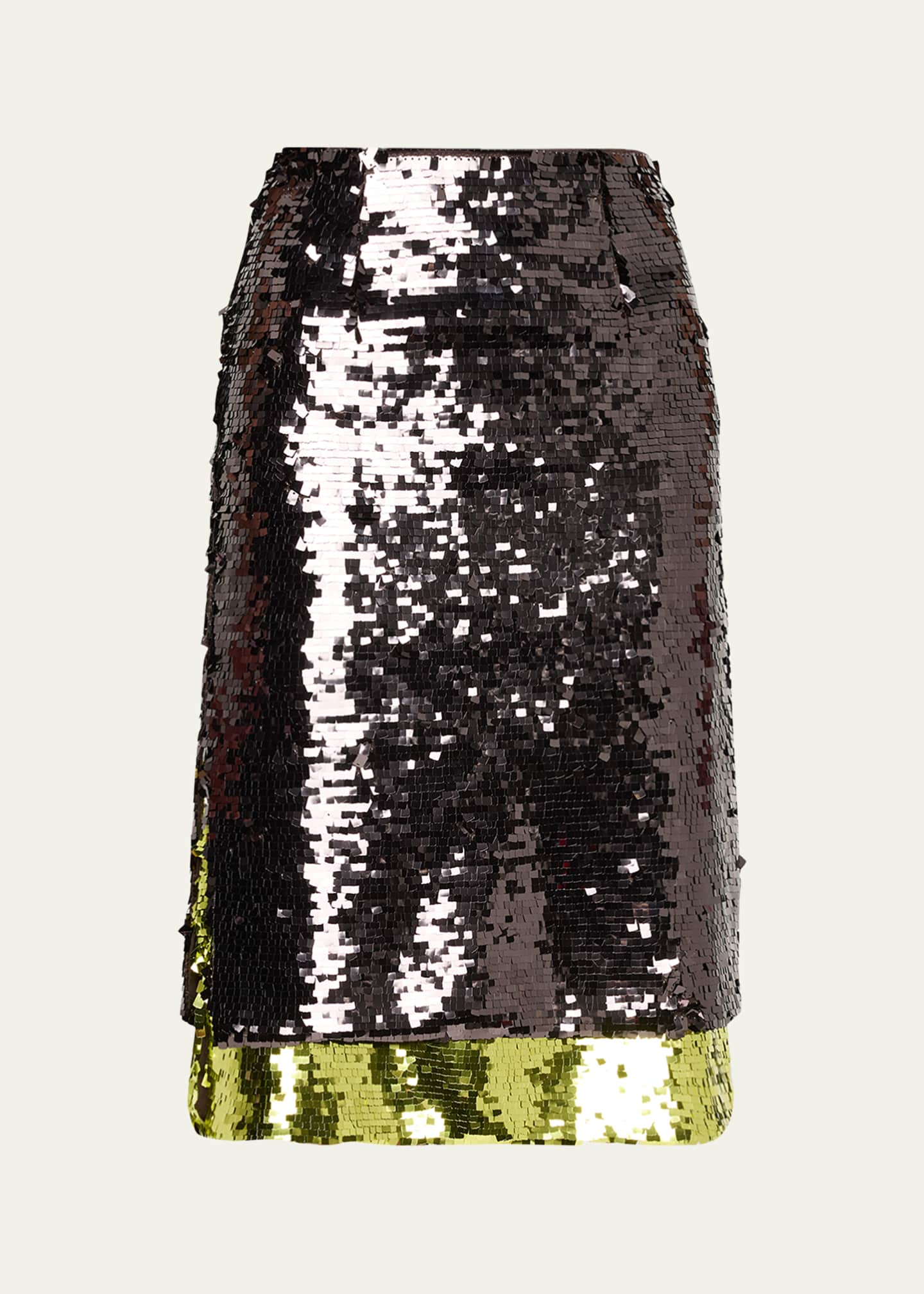 16ARLINGTON Nyla Sequined Knee-Length Skirt - Bergdorf Goodman