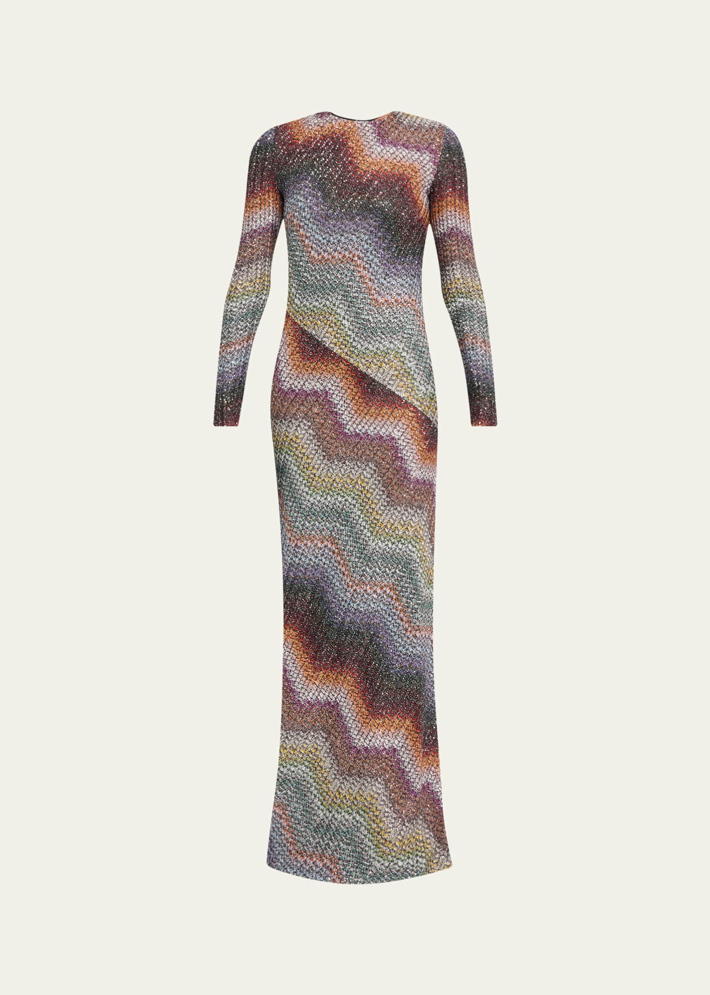slim fit dress slacks Missoni Metallic Pleated Midi Dress – Recess main image 1