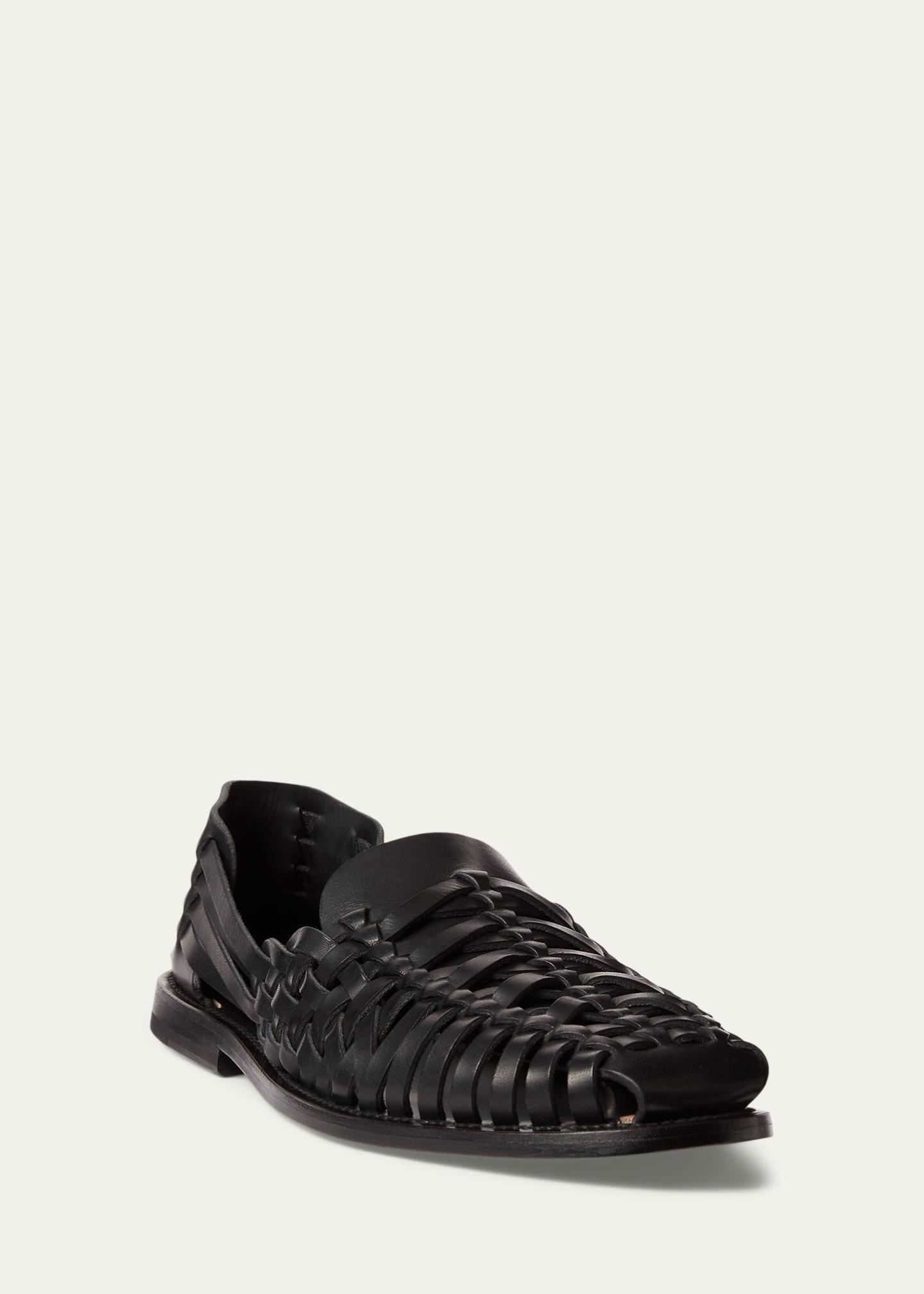 Ralph Lauren Purple Label Handwoven Leather Sandal  display picture 1