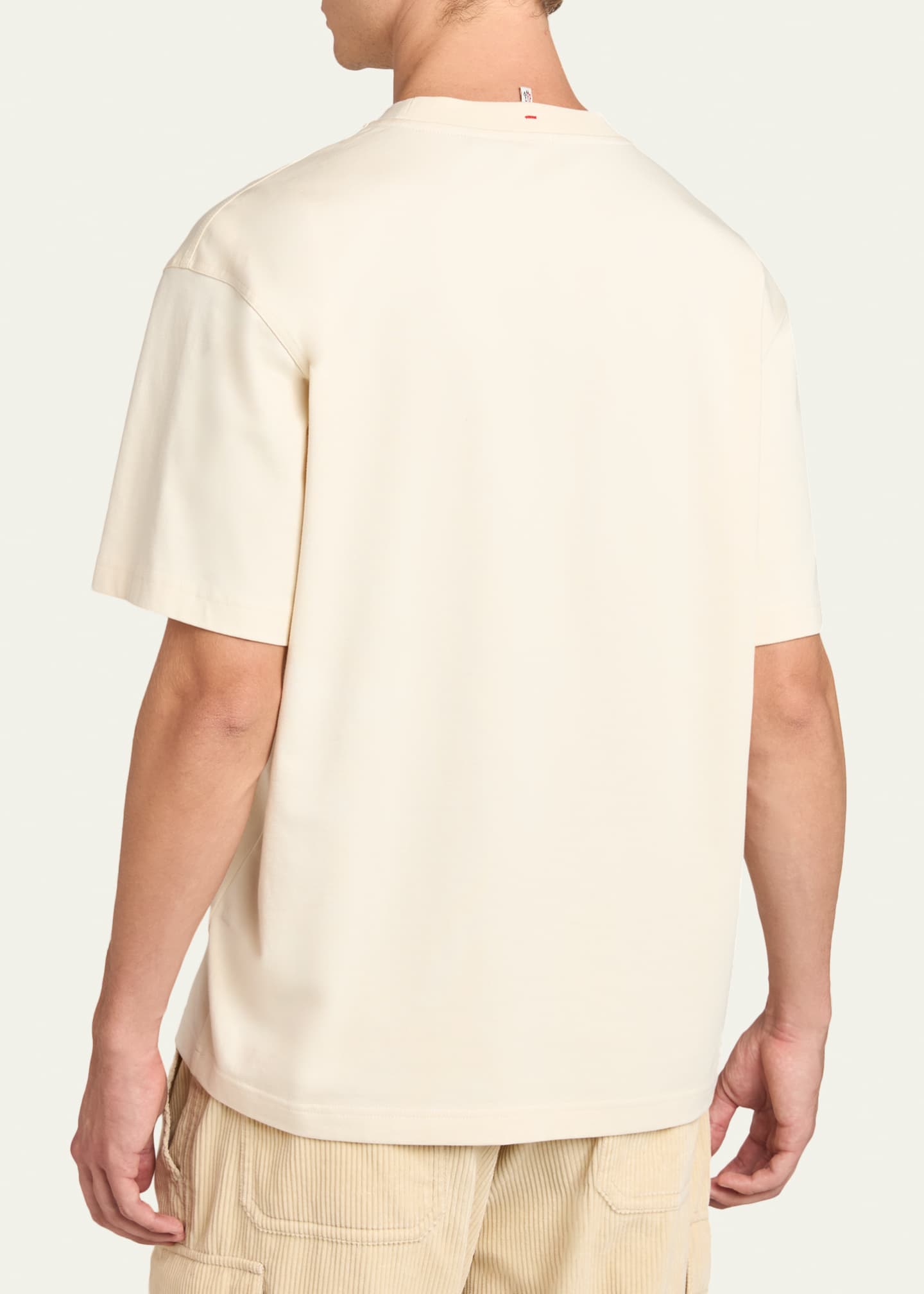 Tシャツ MONCLER（モンクレール） クリーム色 Tシャツ MONCLER 8C00031 コットン レディース 89AJU トップス