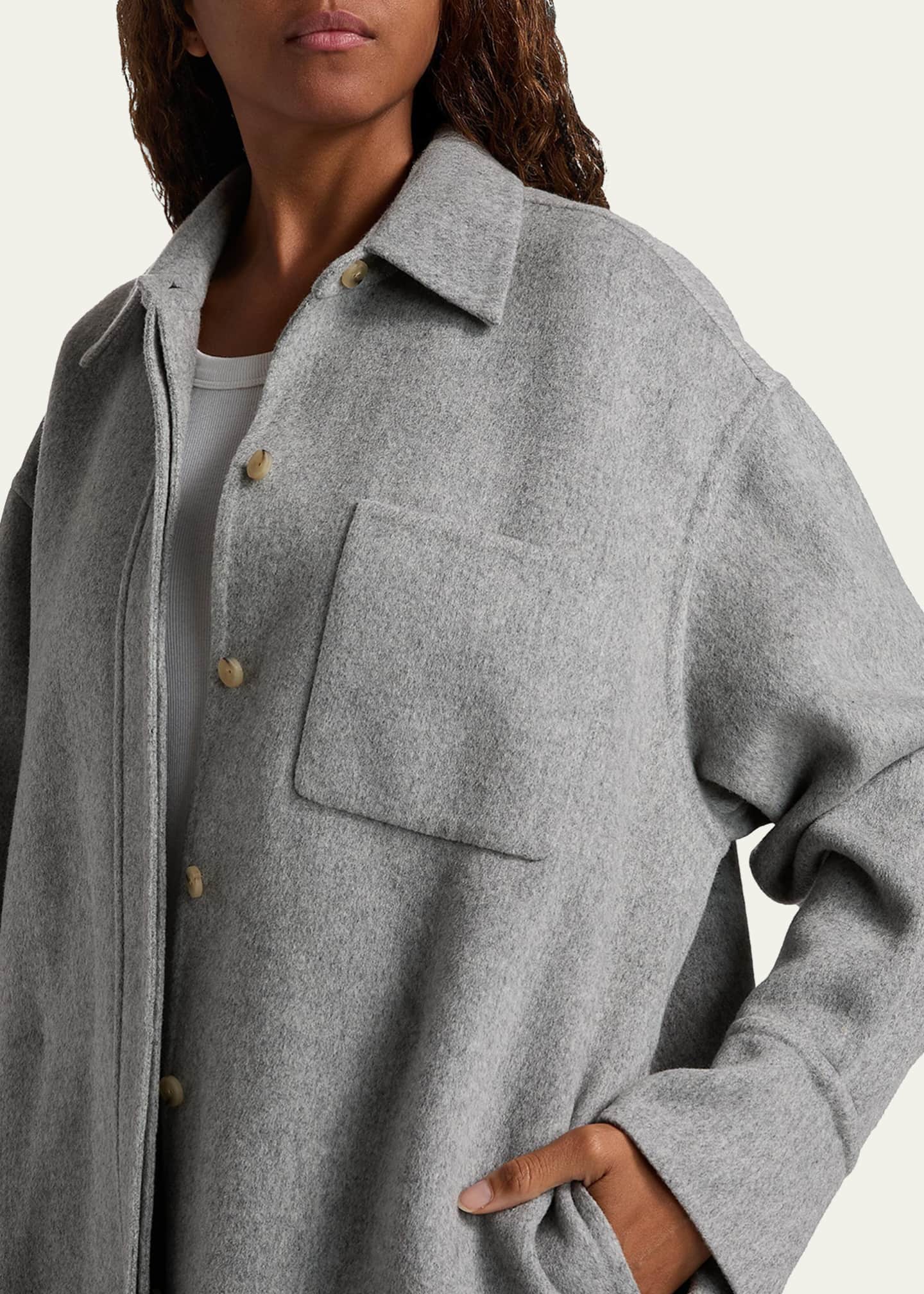 Vince Double-Face Wool & Cashmere Shirt Jacket - Bergdorf Goodman