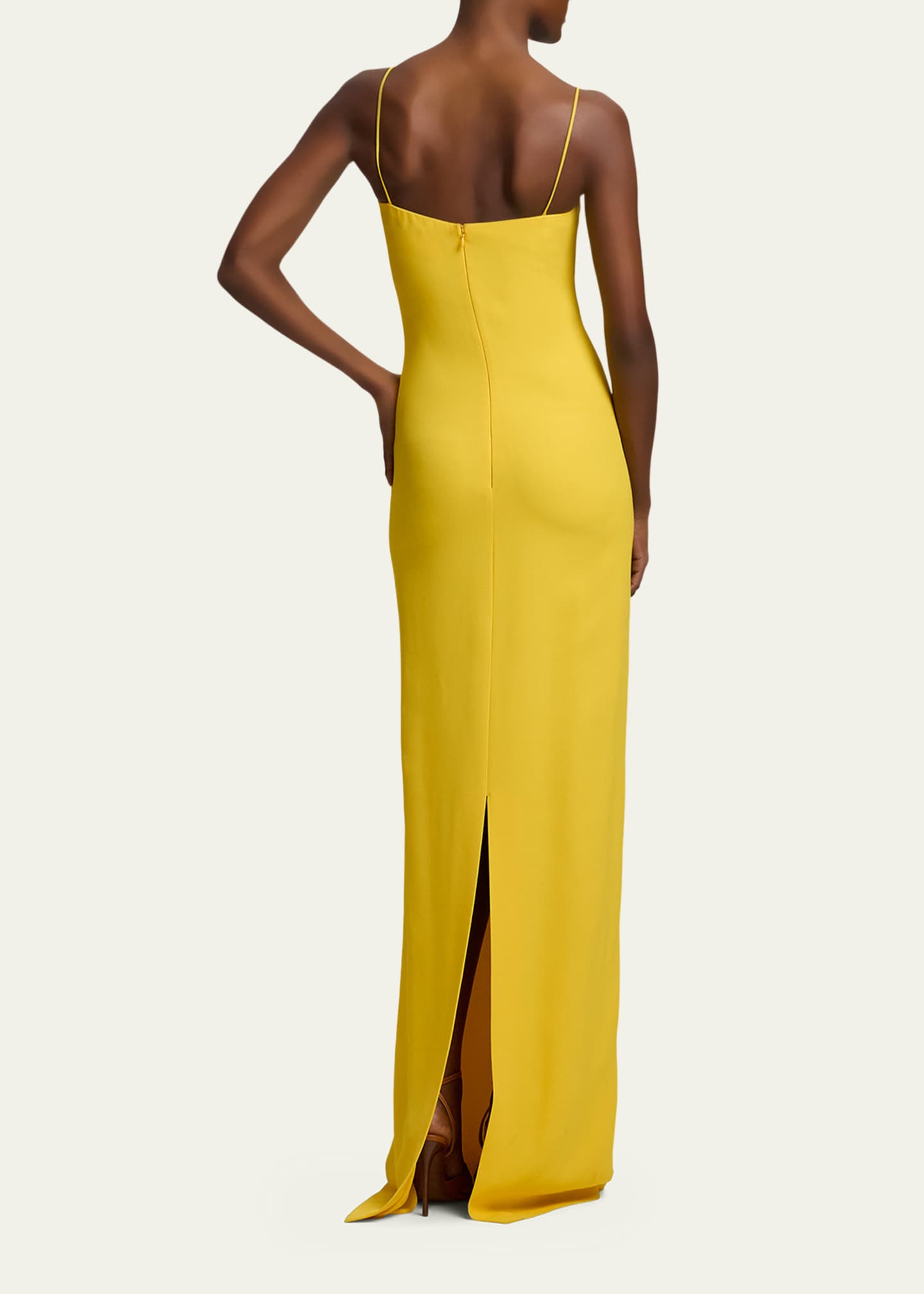 Ralph Lauren Collection Demetrius Silk Cady Evening Dress - Bergdorf Goodman