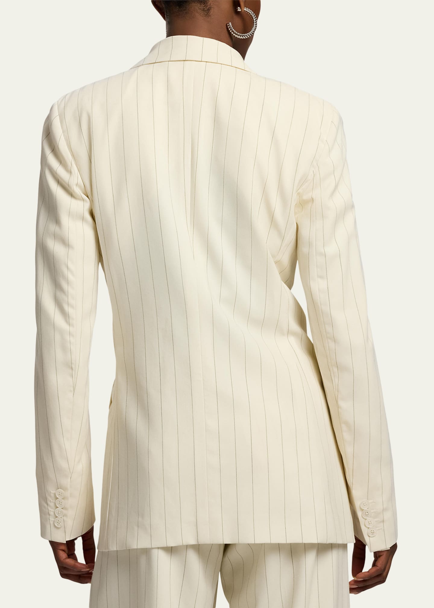 Ralph Lauren Collection Widestripe Double-Breasted Blazer Jacket