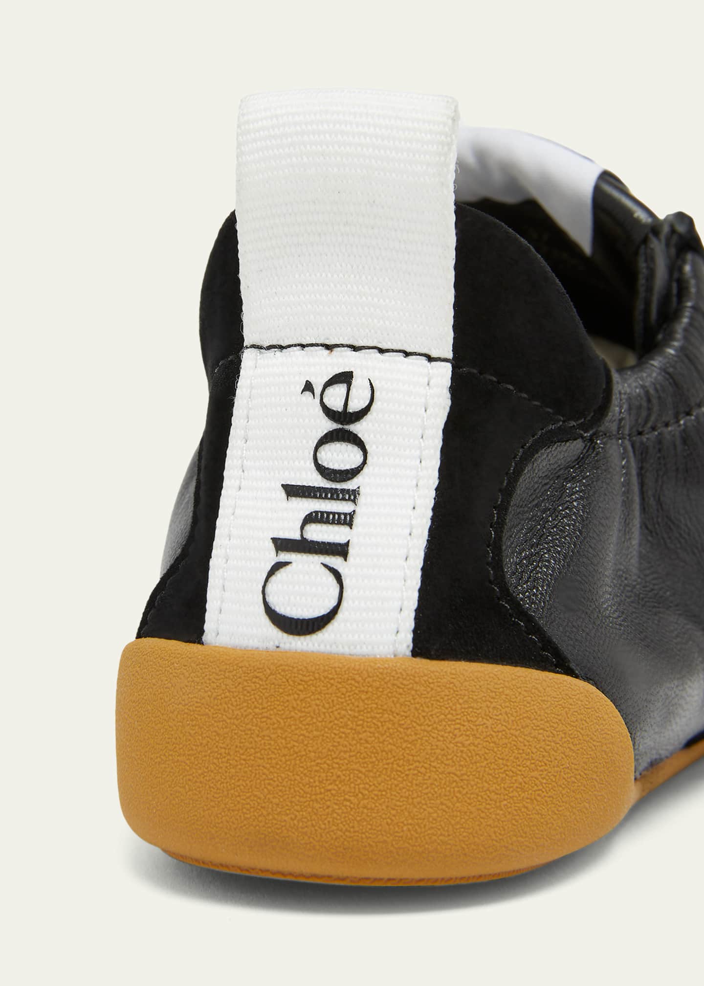Chloe Kick Mixed Leather Low-Top Sneakers - Bergdorf Goodman