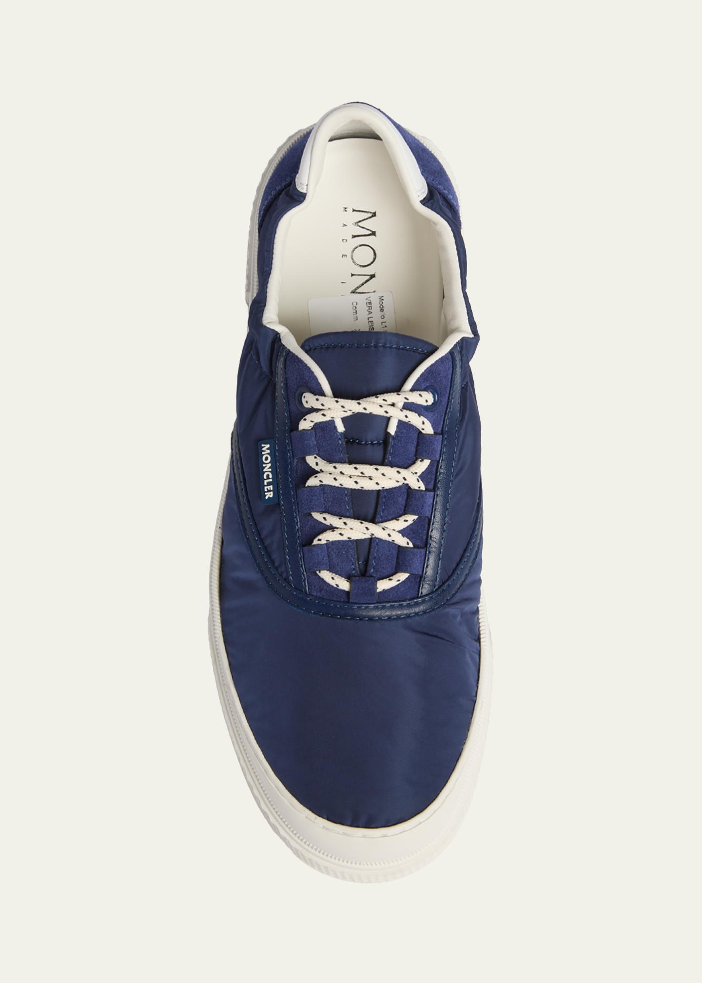 Moncler Men's Vera Nylon Low-Top Sneakers - Bergdorf Goodman