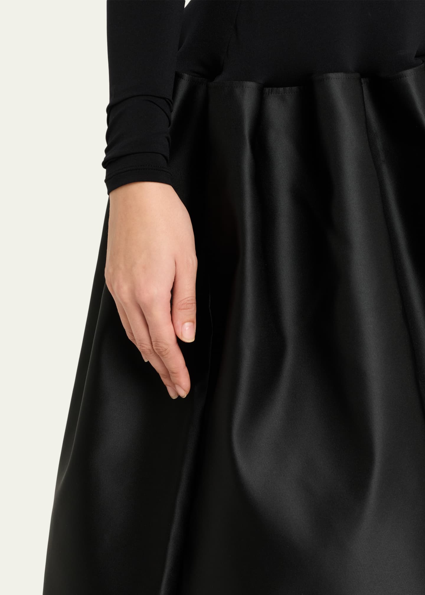knee length dresses for ladies Coco Dropped Waist Maxi Dress / Black | Meshki