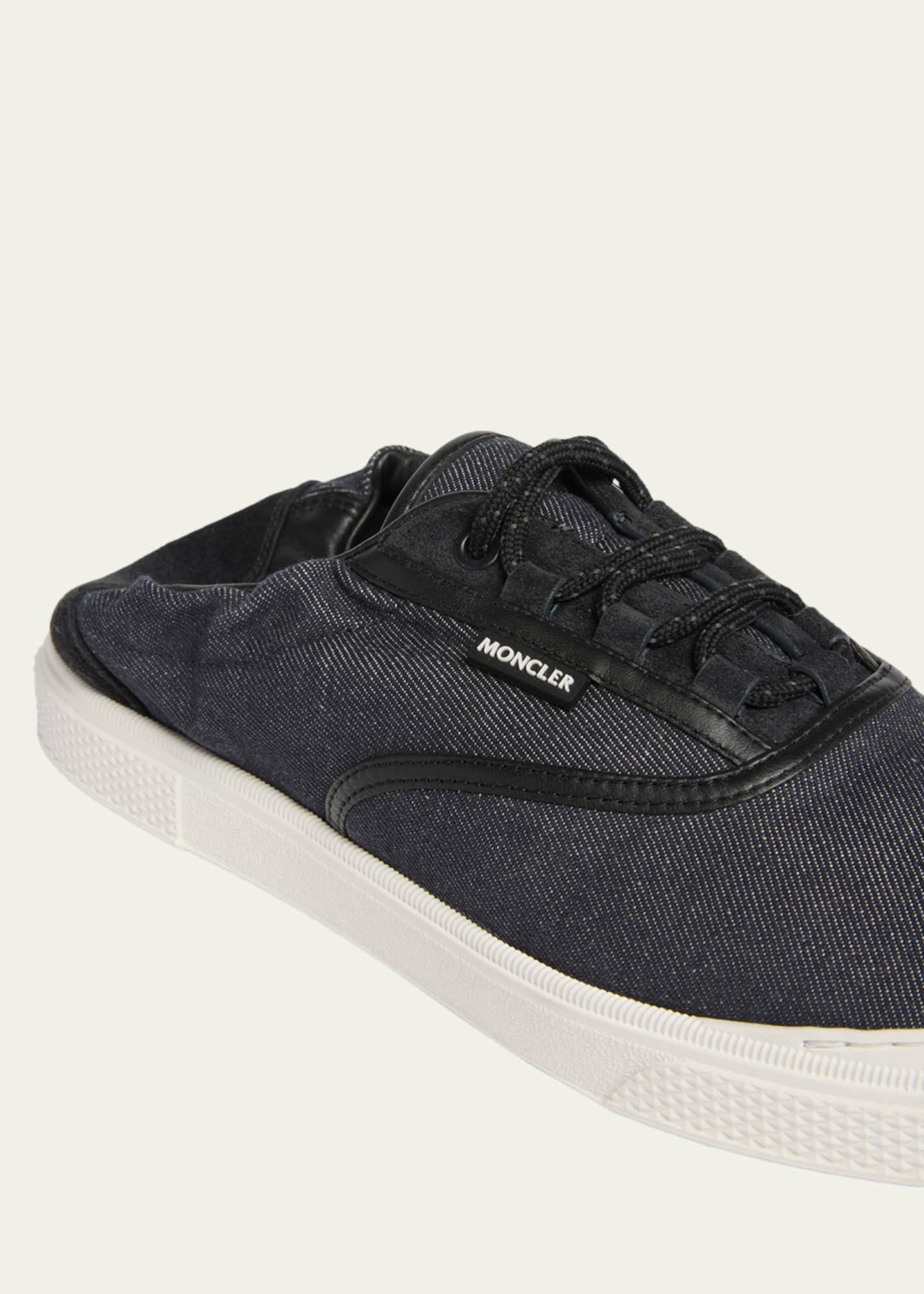 Moncler Men's Vera Leisure Denim Low-Top Sneakers - Bergdorf Goodman