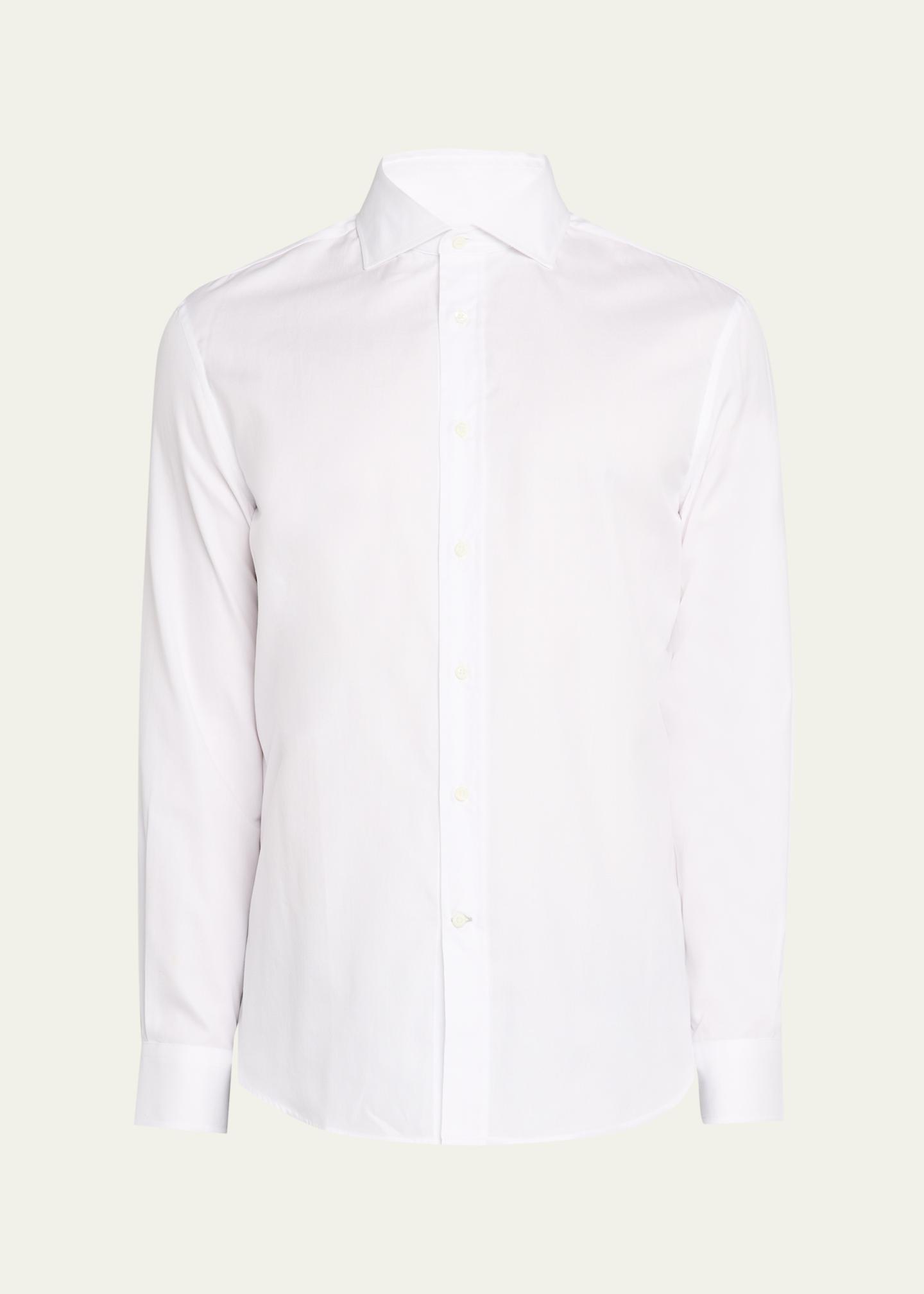 Brunello Cucinelli Men's Solid Cotton Classic Fit Button-Down