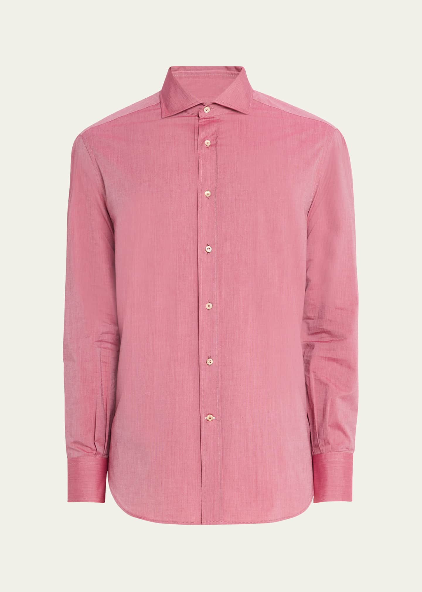 Brunello Cucinelli Men's Cotton Slim-Fit Button-Down Shirt - Bergdorf  Goodman