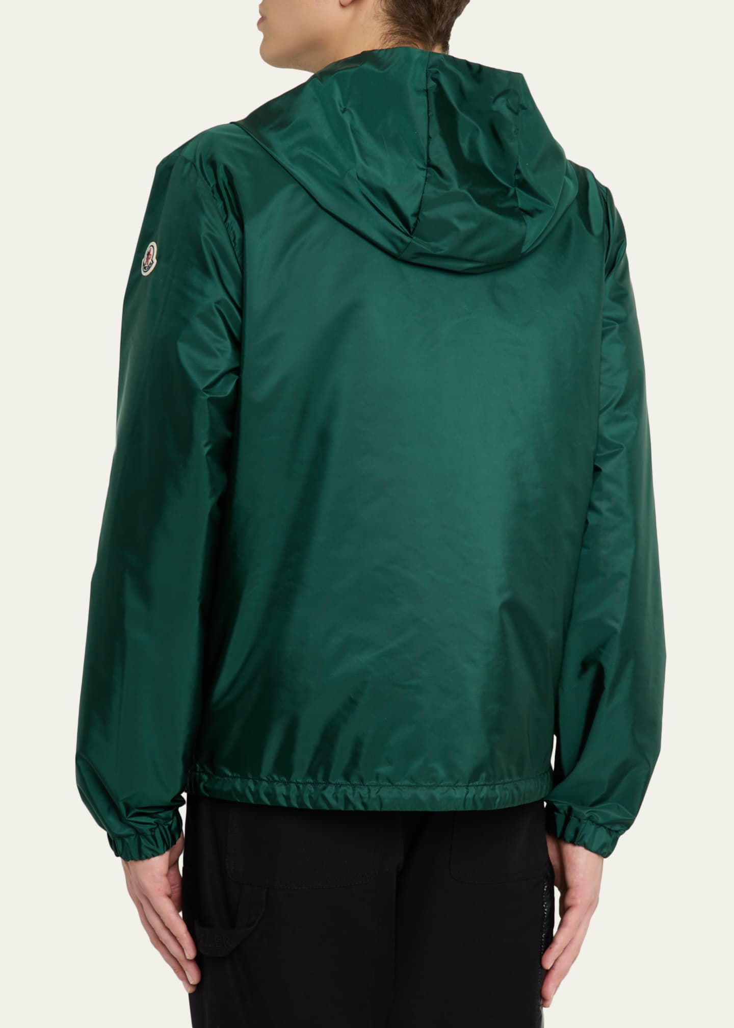 Moncler Men's Hooded Nylon Jacket - Bergdorf Goodman