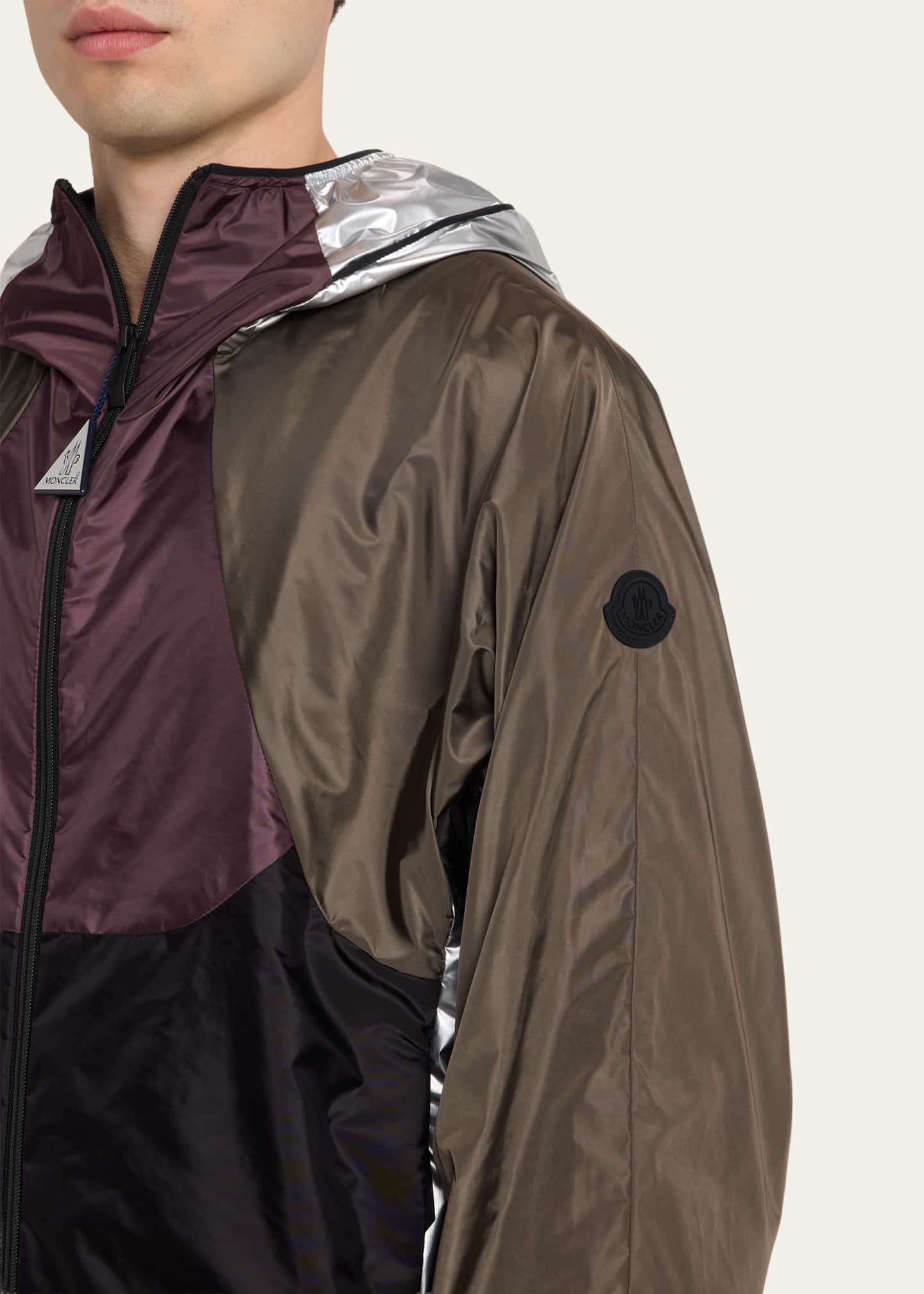 Moncler Men's Sormiou Packable Hooded Wind-Resistant Jacket