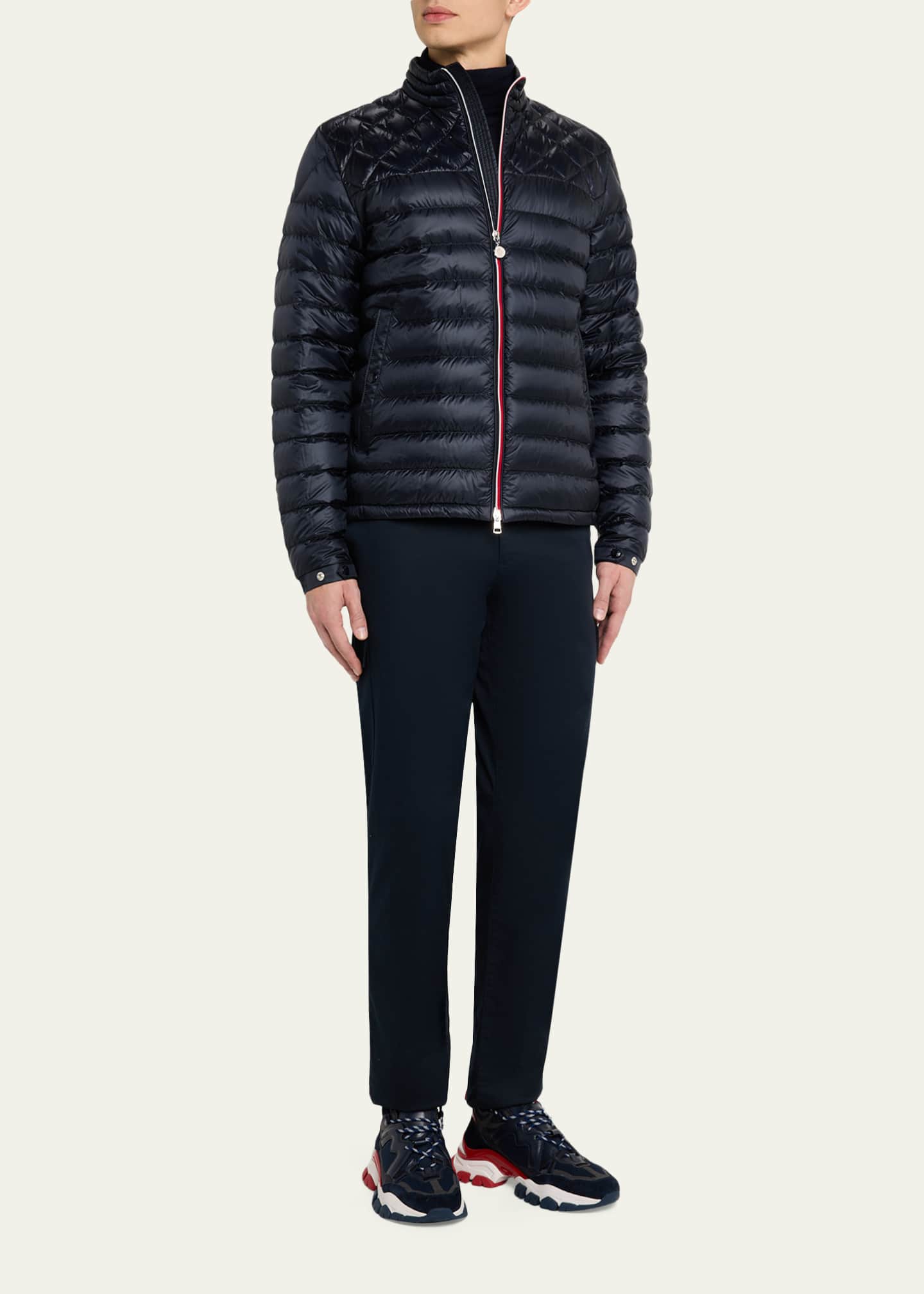 Moncler Men's Quilted Nylon Jacket - Bergdorf Goodman