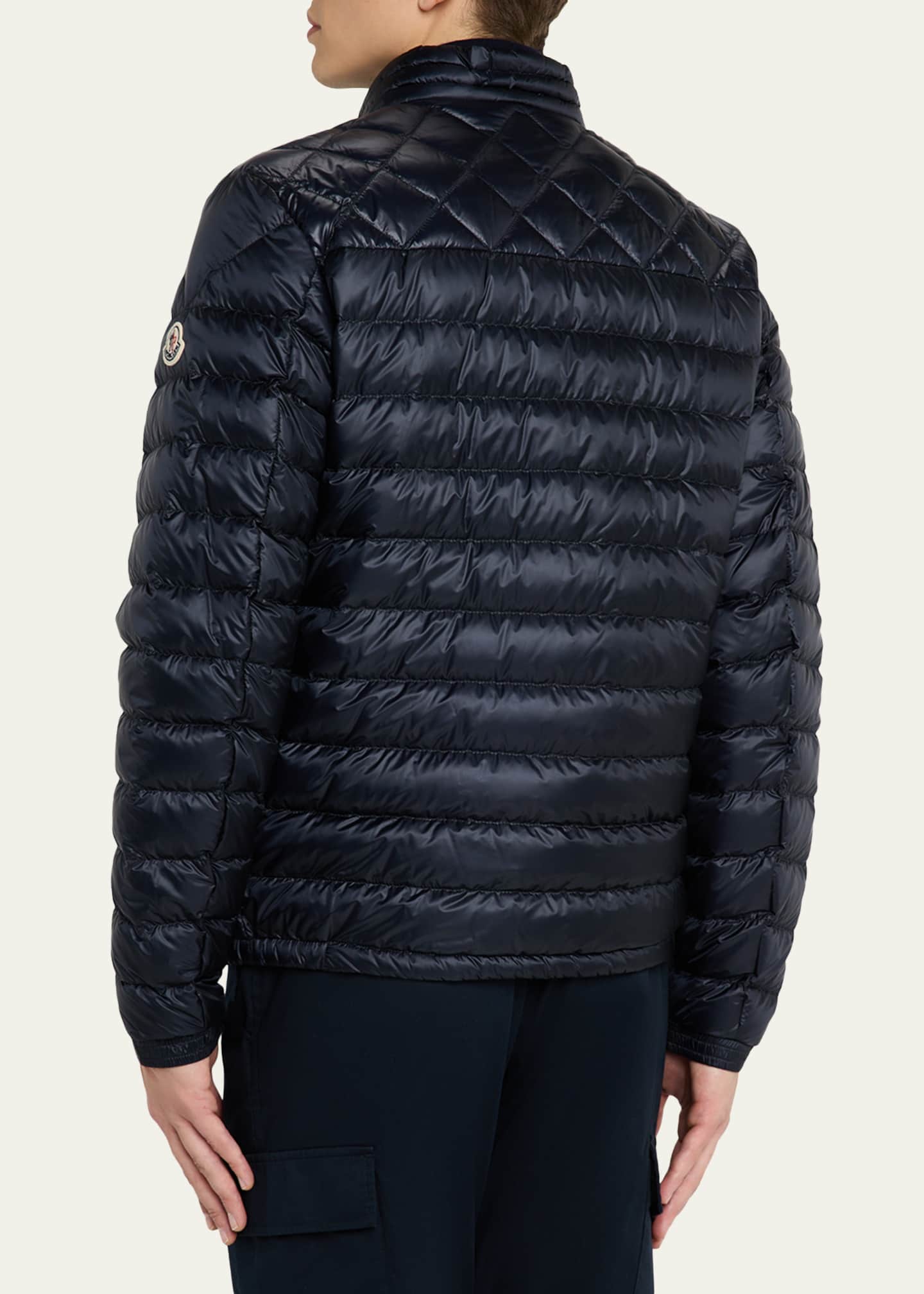 Moncler Men's Quilted Nylon Jacket - Bergdorf Goodman