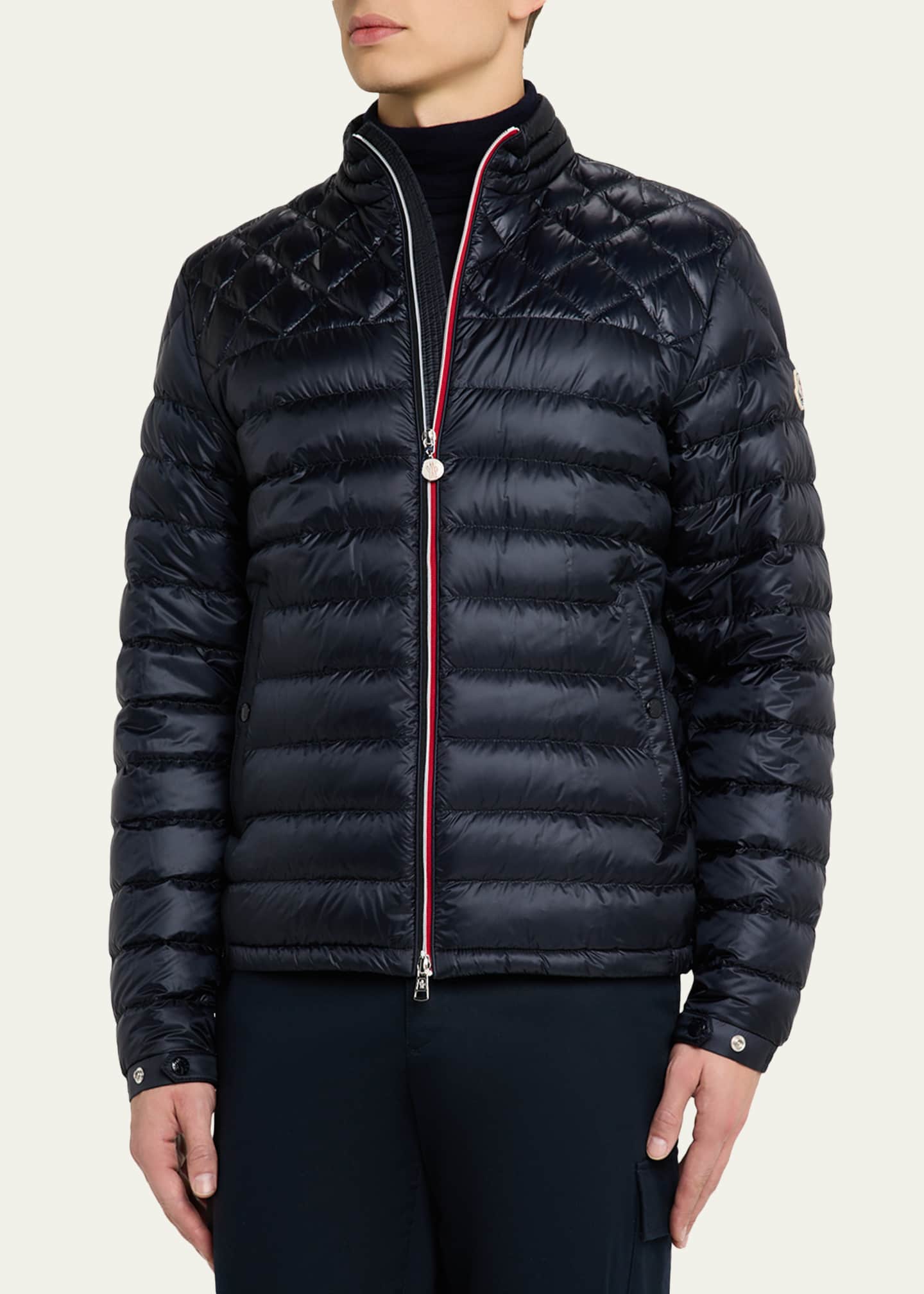Moncler Men's Quilted Nylon Jacket - Bergdorf Goodman