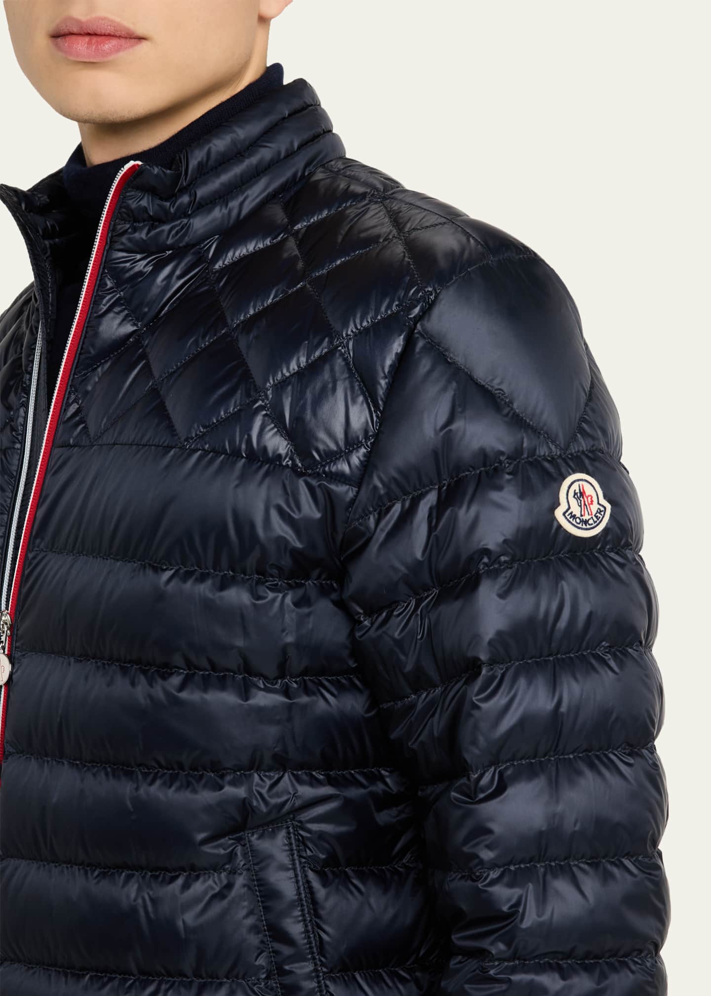 正規品MONCLER NONDOWN NYLON HOULGATE JACKET Moncler Men's Quilted Nylon Jacket - Bergdorf Goodman