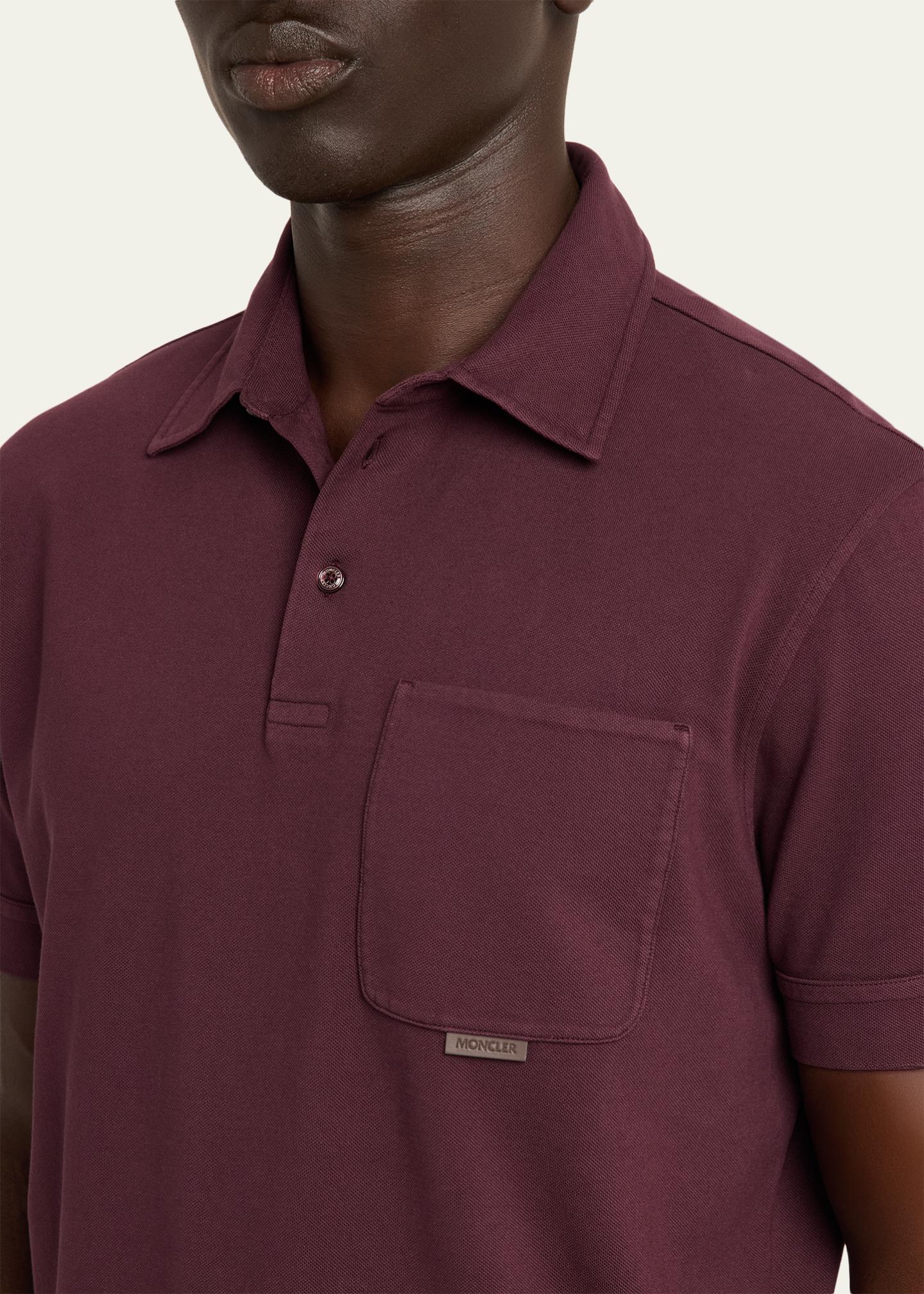 moncler dress shirt Denim - - Women Creating a total look Moncler Men's Short-Sleeved Cotton Polo