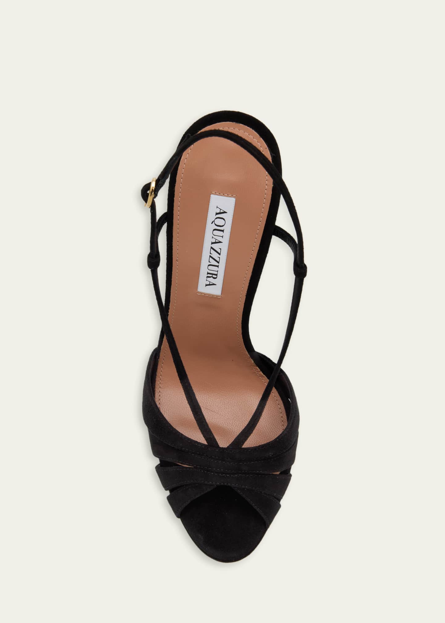 Aquazzura 130mm Aimee Suede Platform Sandals - Bergdorf Goodman