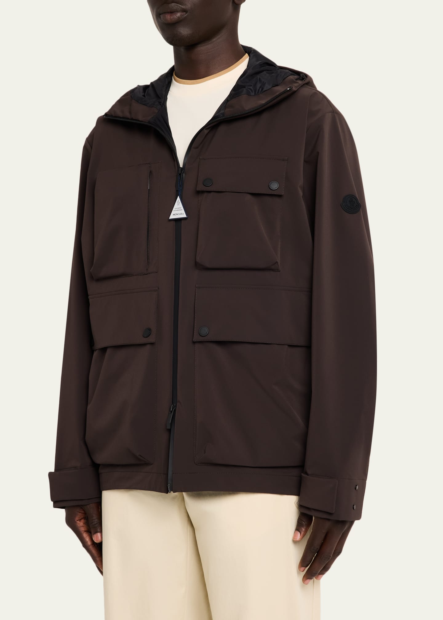 Moncler Men's Arcturus Hooded Wind-Resistant Jacket - Bergdorf Goodman