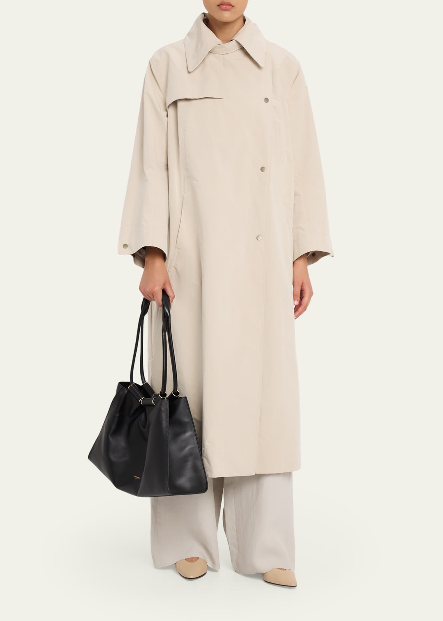 Giorgio Armani Medium Lamb Leather Shopper Tote Bag - Bergdorf Goodman