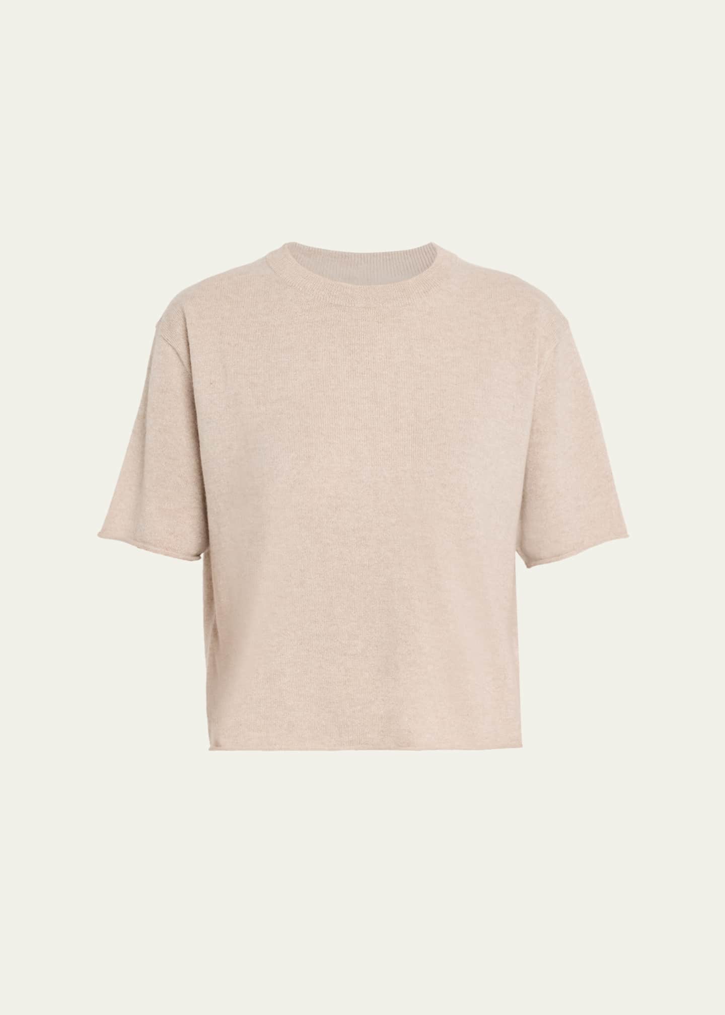 Lisa Yang Cila Short-Sleeve Cashmere T-Shirt - Bergdorf Goodman