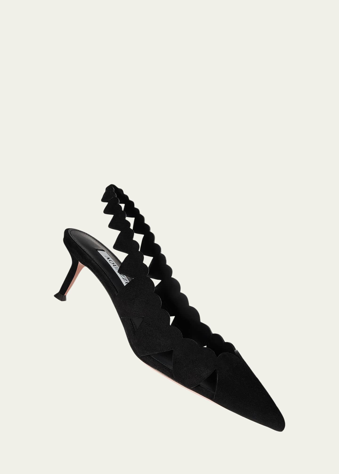 Aquazzura Amourose Maxi Sling 50mm Slingback Pumps - Bergdorf Goodman