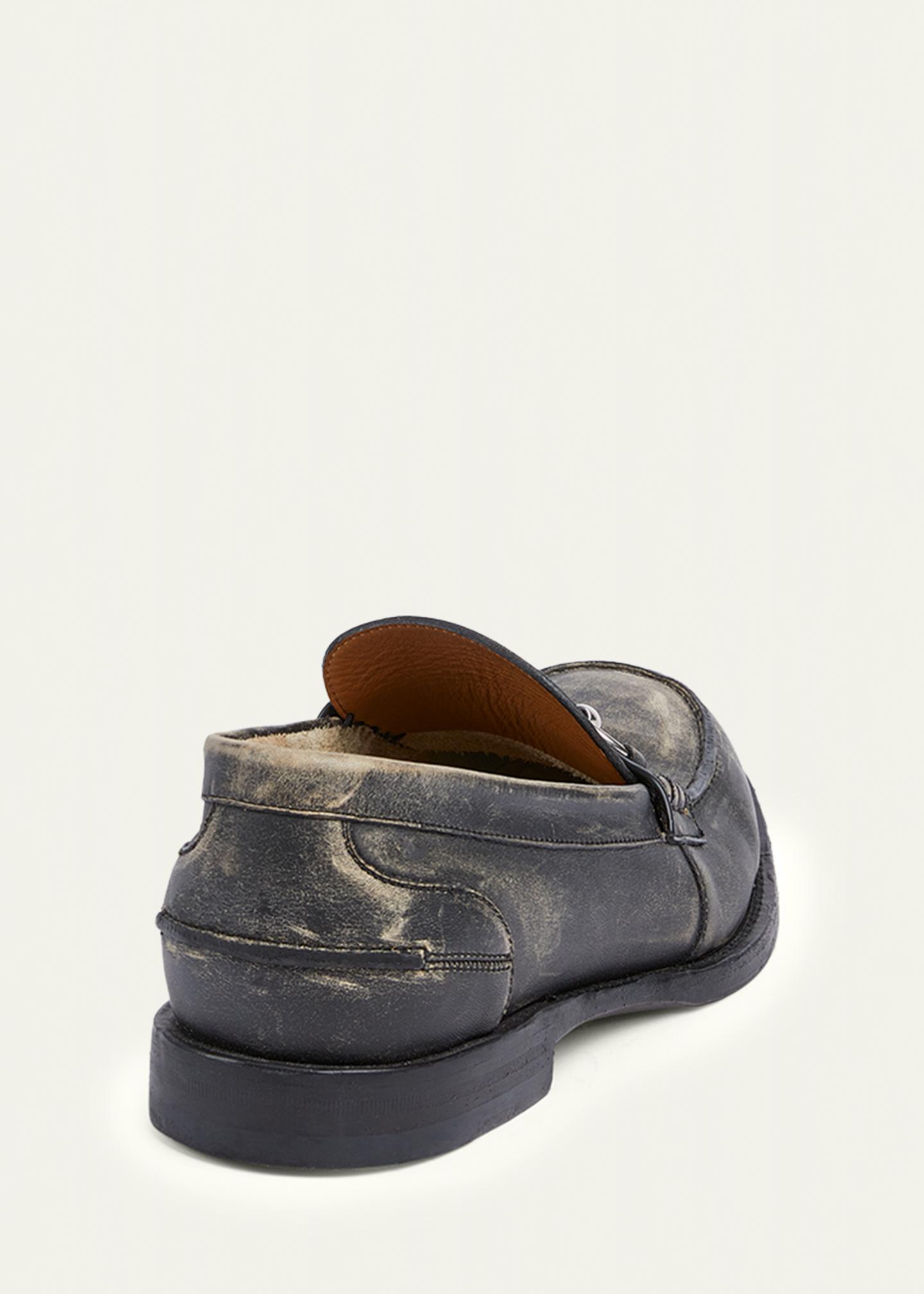 Gucci Men's Terenze Moccasin Leather Horsebit Loafers - Bergdorf