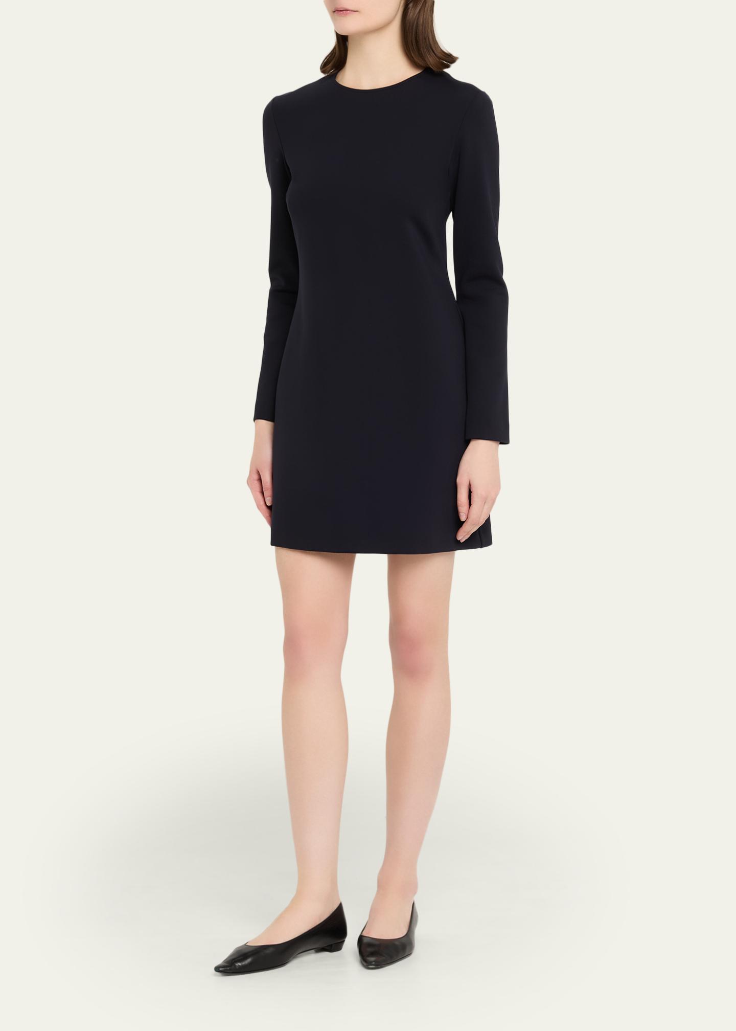 max mara bodycon dresses Women's Short Scuba Jersey Dress - Ultramarine DROP_MAY26-RESTOCK Cultural Ethiopian, Eritrean Habesha Color:White/Lilac this Dress the Population