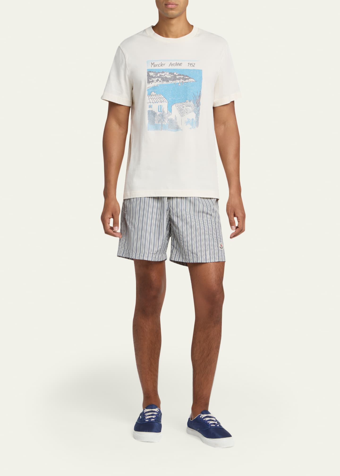 Moncler Men's Moncler Archive 1952 Cotton T-Shirt - Bergdorf Goodman