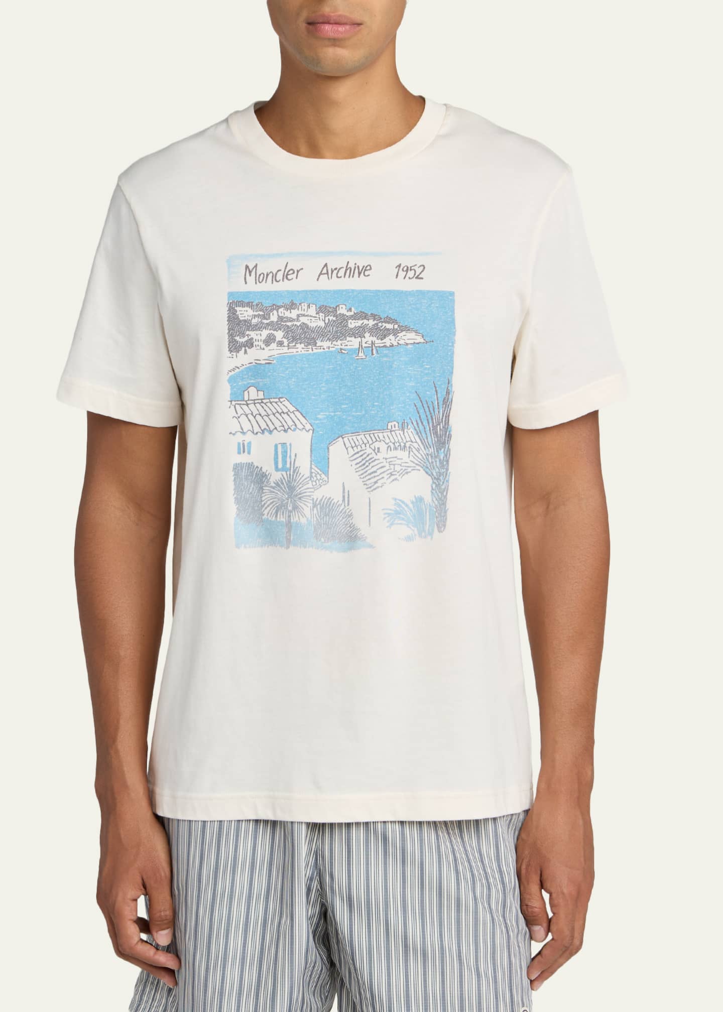 Moncler Men's Moncler Archive 1952 Cotton T-Shirt - Bergdorf Goodman