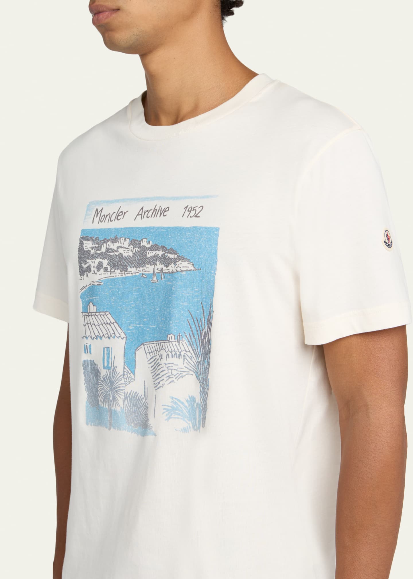 Moncler Men's Moncler Archive 1952 Cotton T-Shirt - Bergdorf Goodman