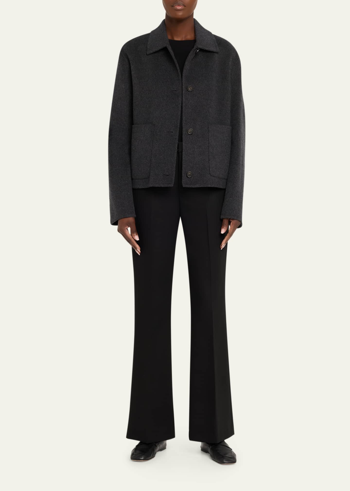 Vince Short Cashmere-Wool Jacket Image 2 of 5